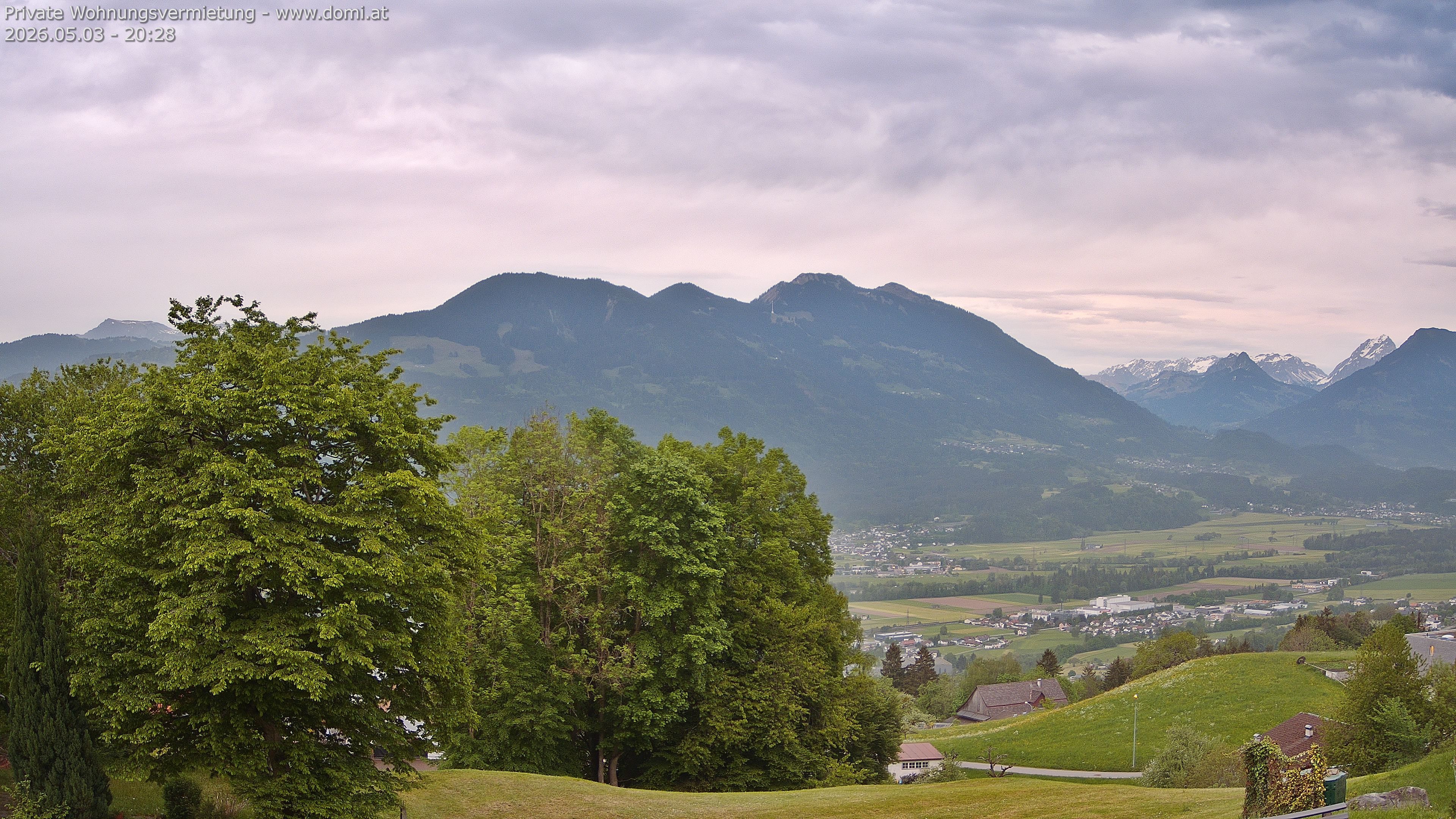 Archiv Foto Webcam Ausblick von Amerlügen bei Frastanz