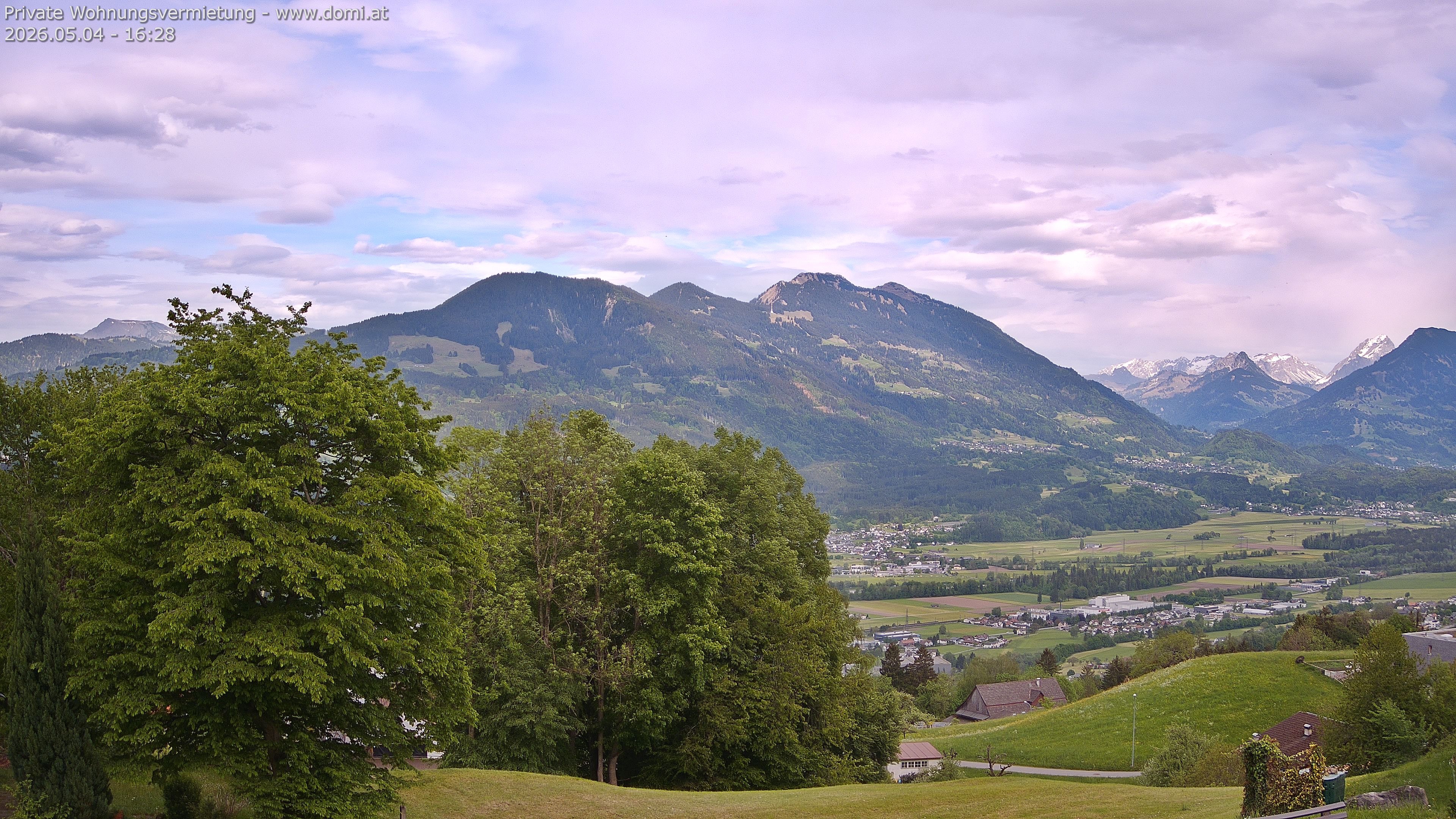 Archiv Foto Webcam Ausblick von Amerlügen bei Frastanz