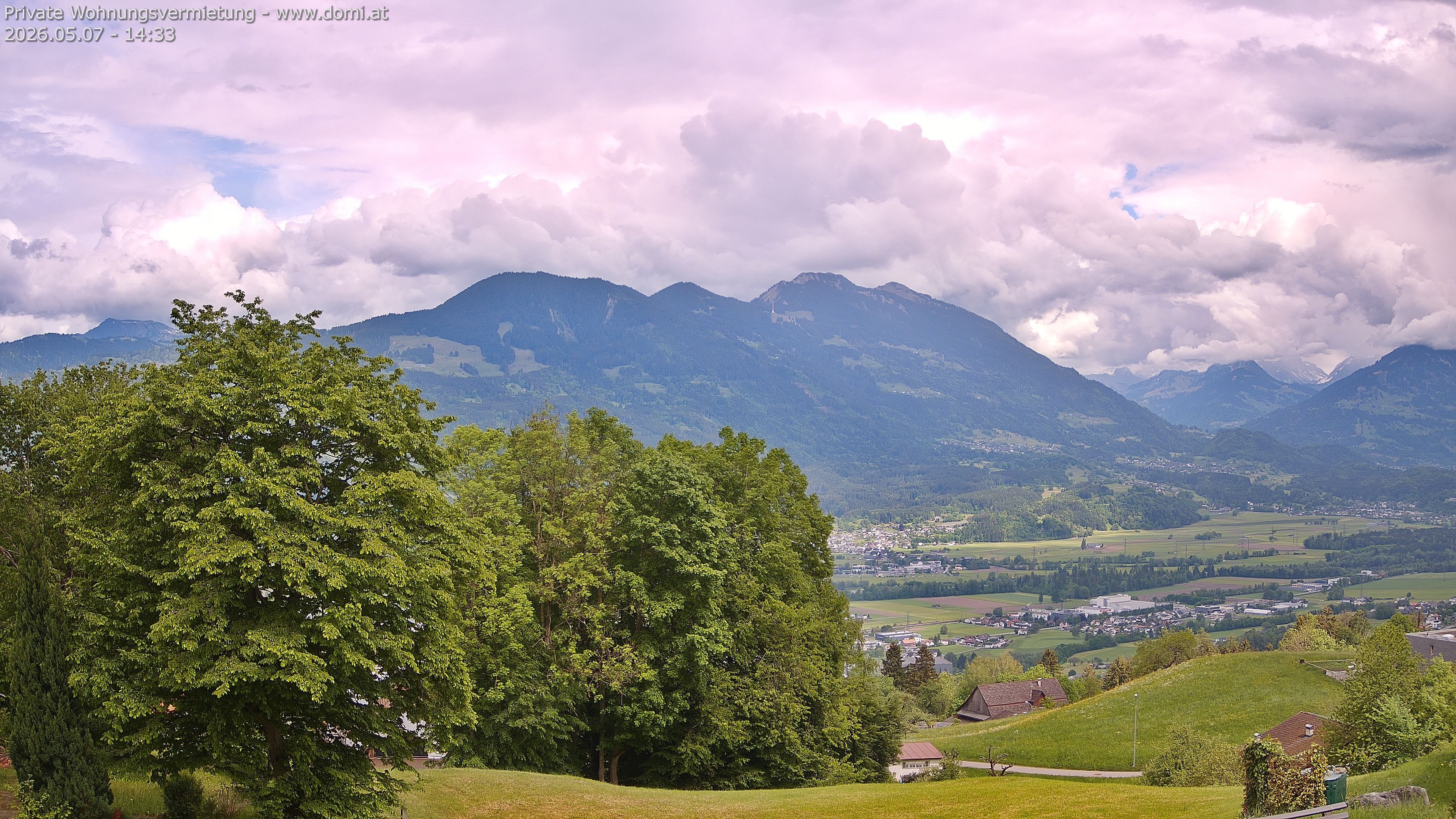 Archiv Foto Webcam Ausblick von Amerlügen bei Frastanz