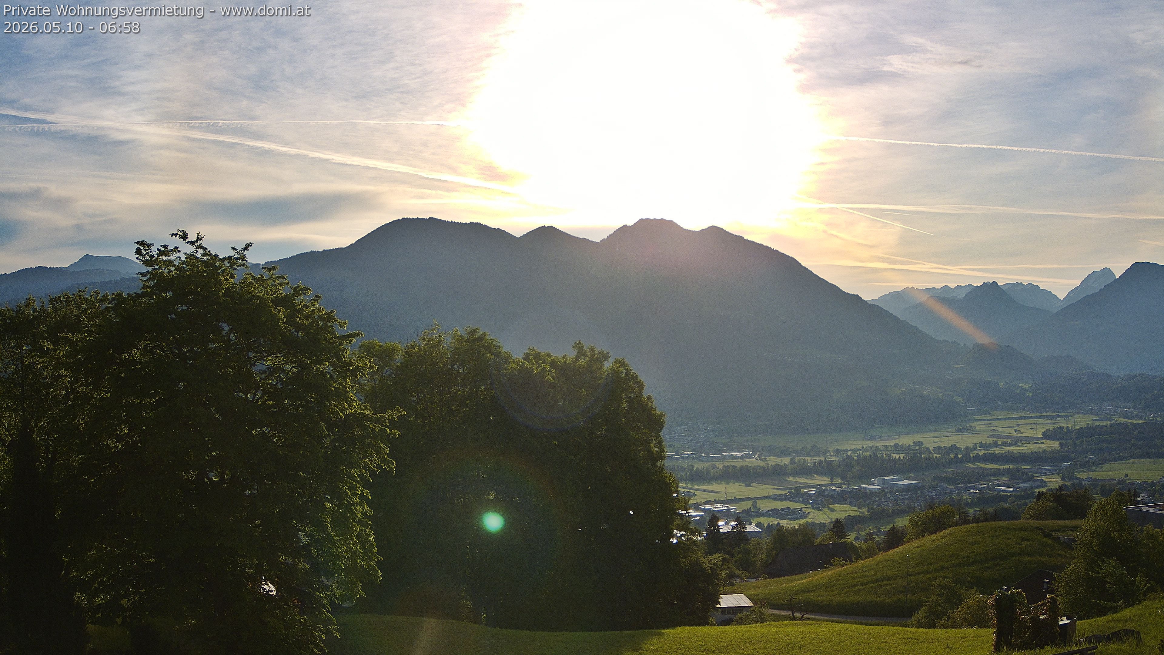 Archiv Foto Webcam Ausblick von Amerlügen bei Frastanz