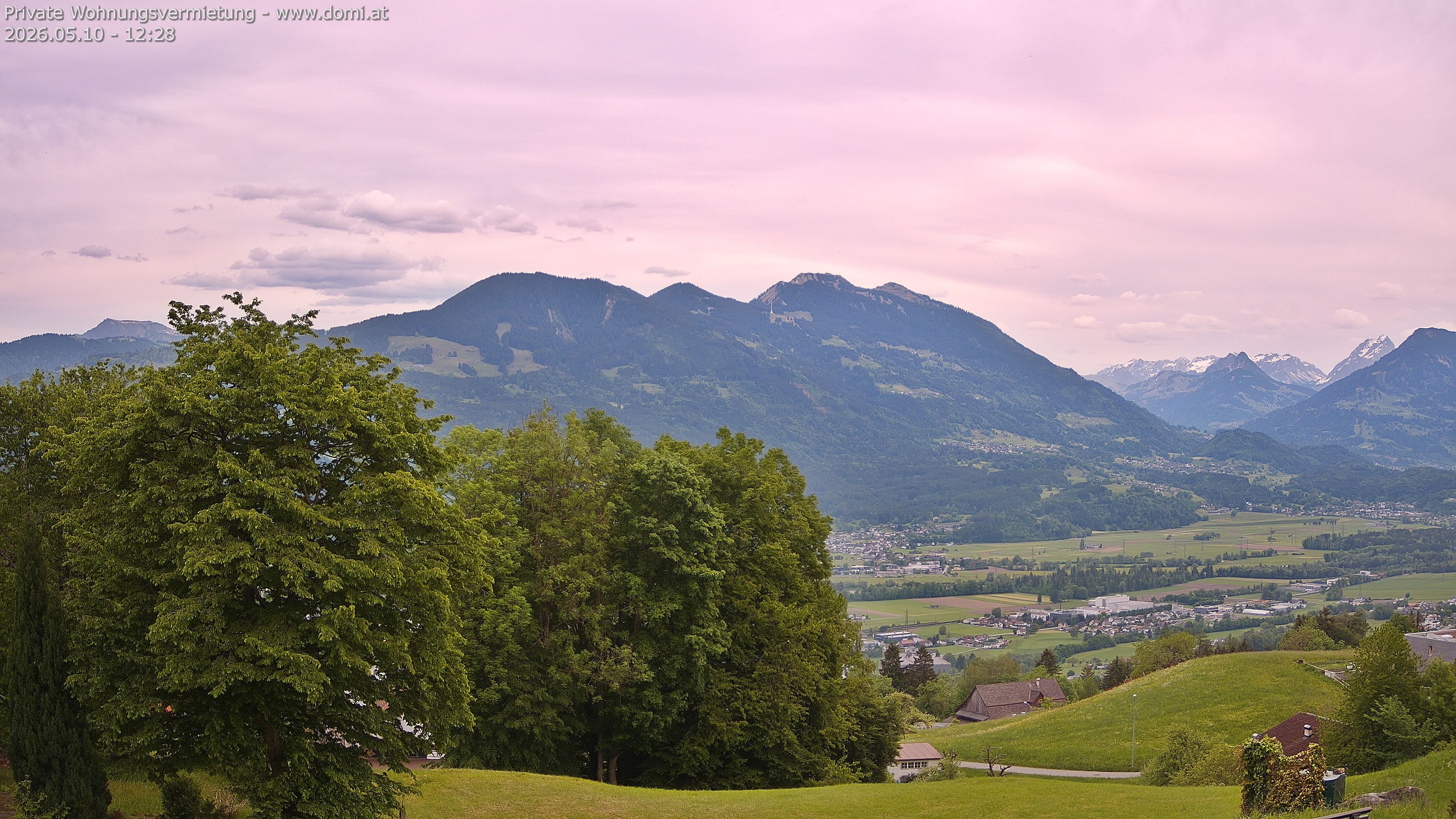 Archiv Foto Webcam Ausblick von Amerlügen bei Frastanz