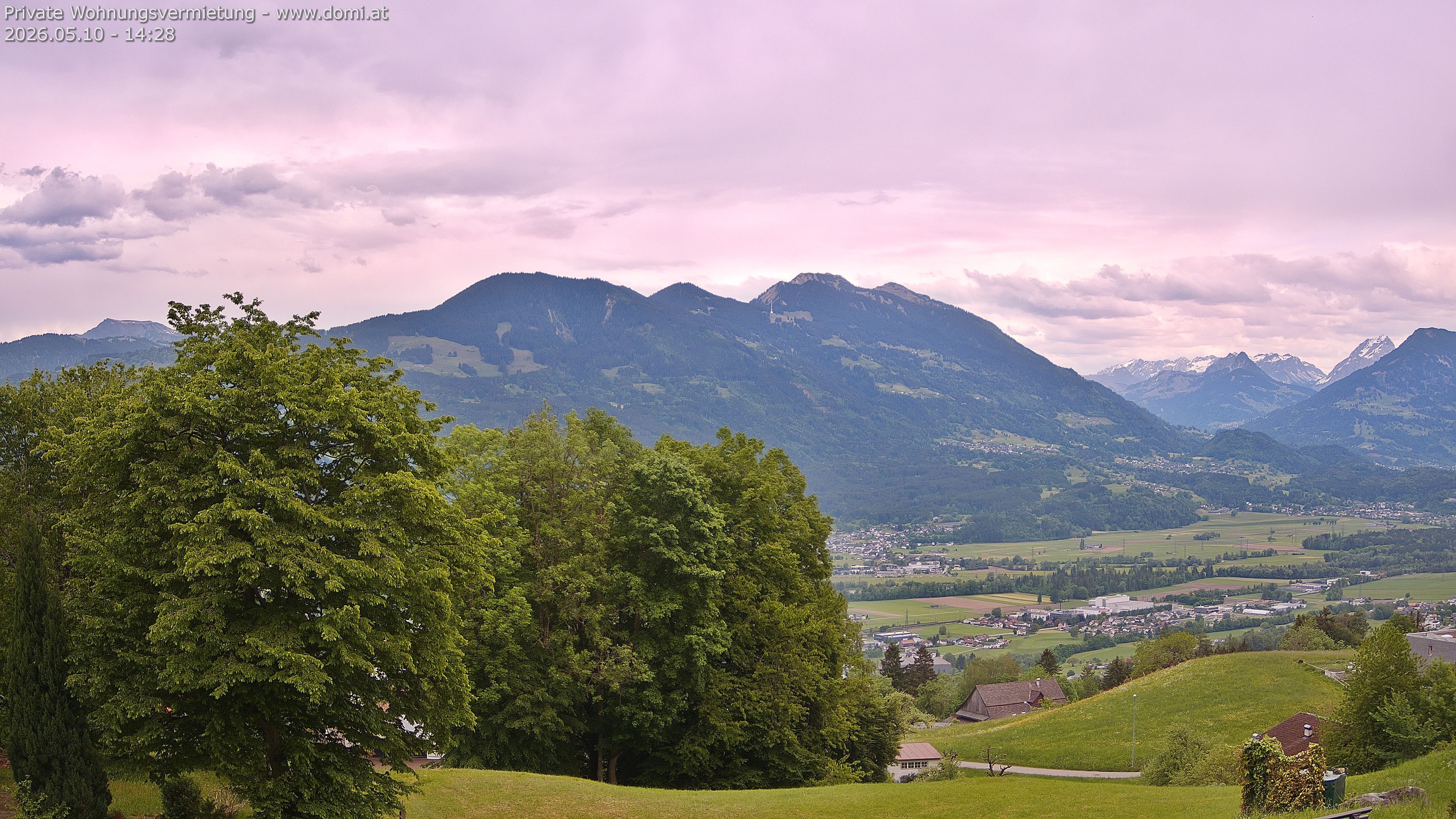 Archiv Foto Webcam Ausblick von Amerlügen bei Frastanz