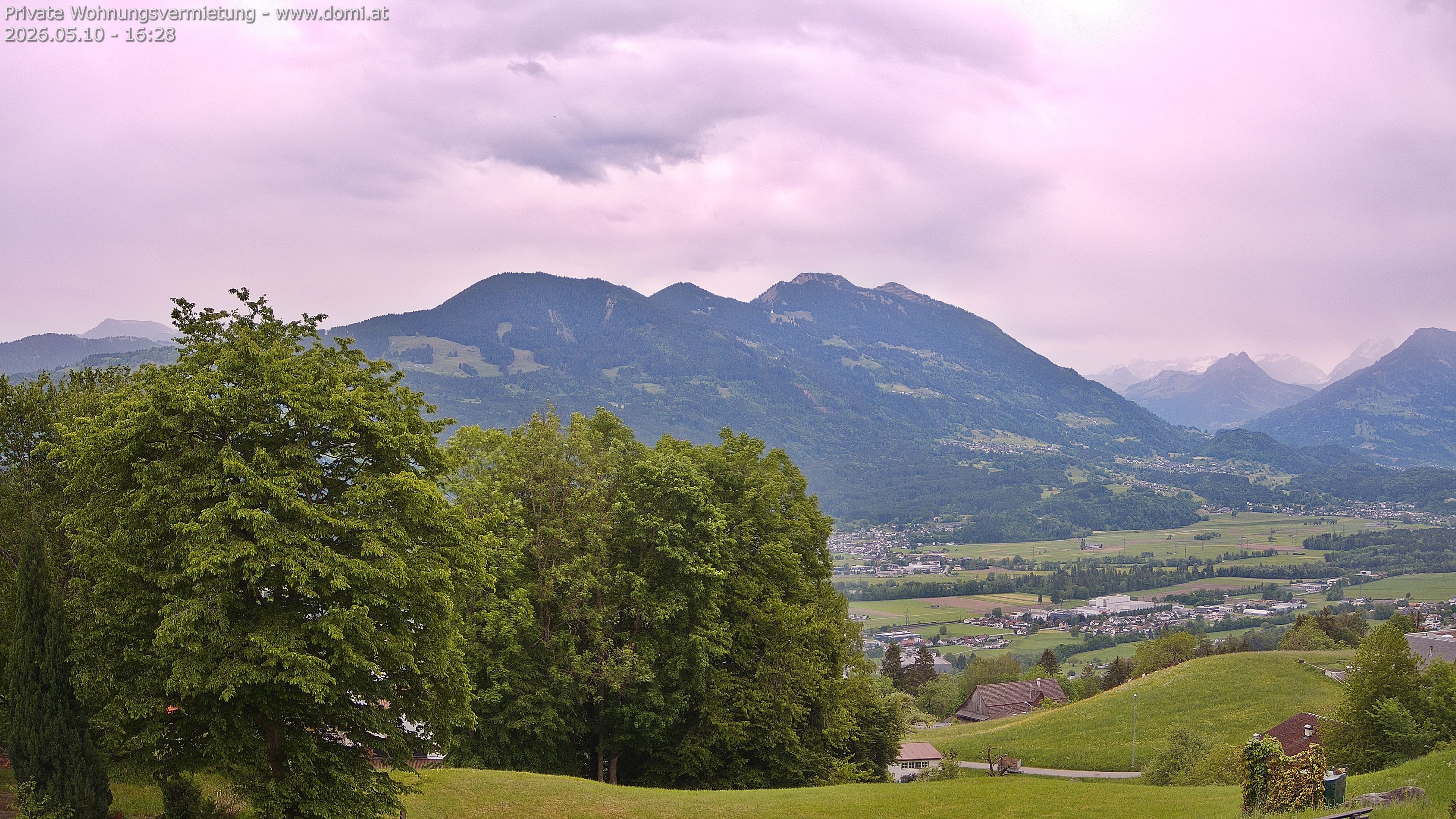 Archiv Foto Webcam Ausblick von Amerlügen bei Frastanz