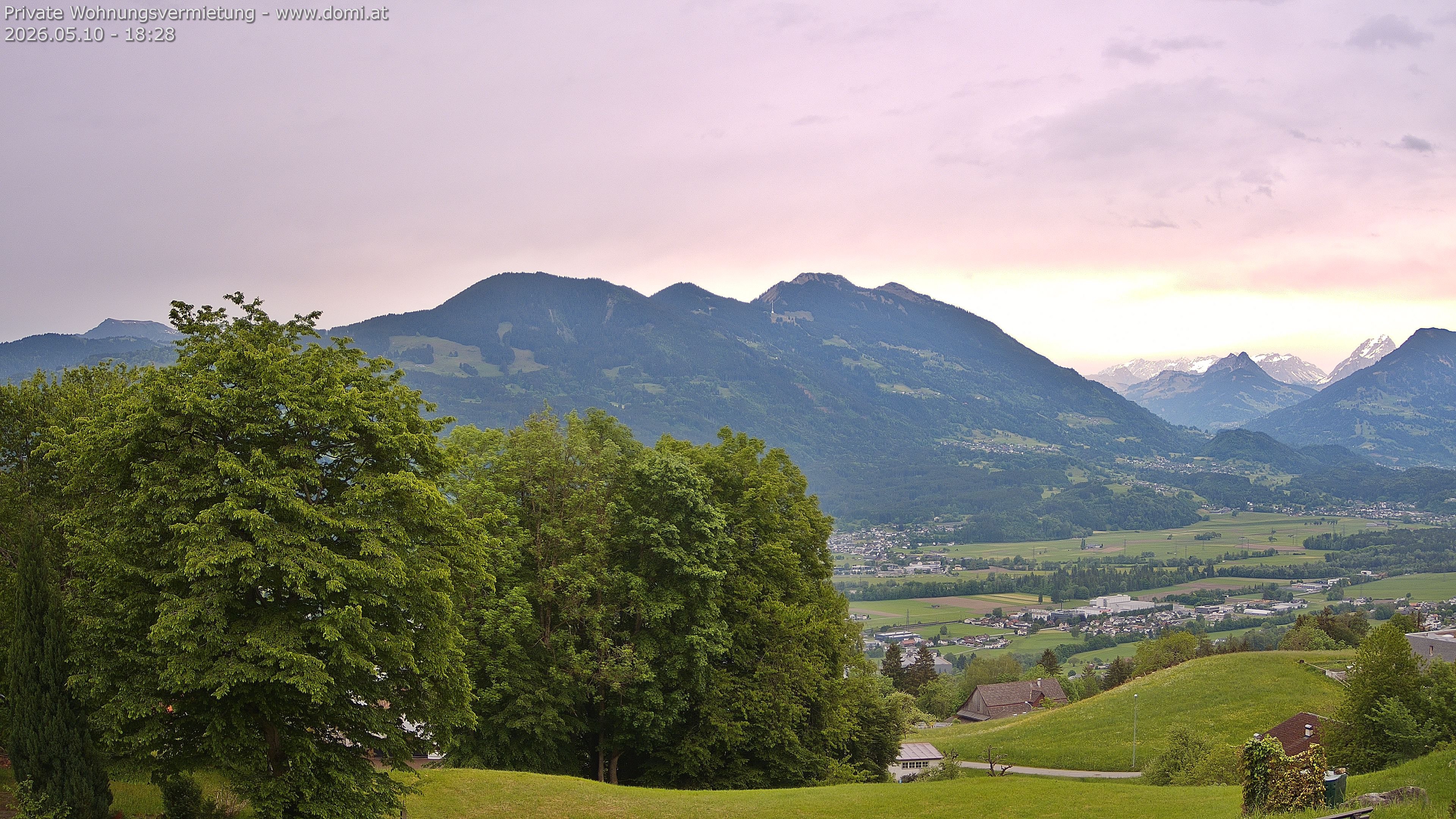 Archiv Foto Webcam Ausblick von Amerlügen bei Frastanz