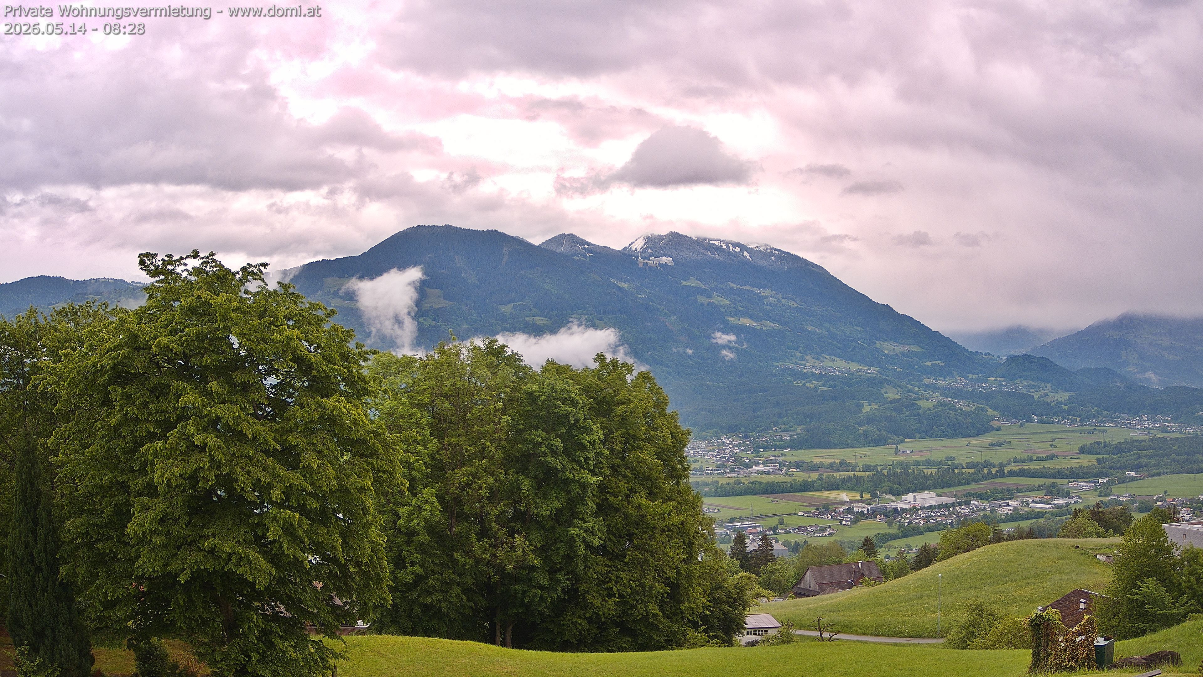 Archiv Foto Webcam Ausblick von Amerlügen bei Frastanz