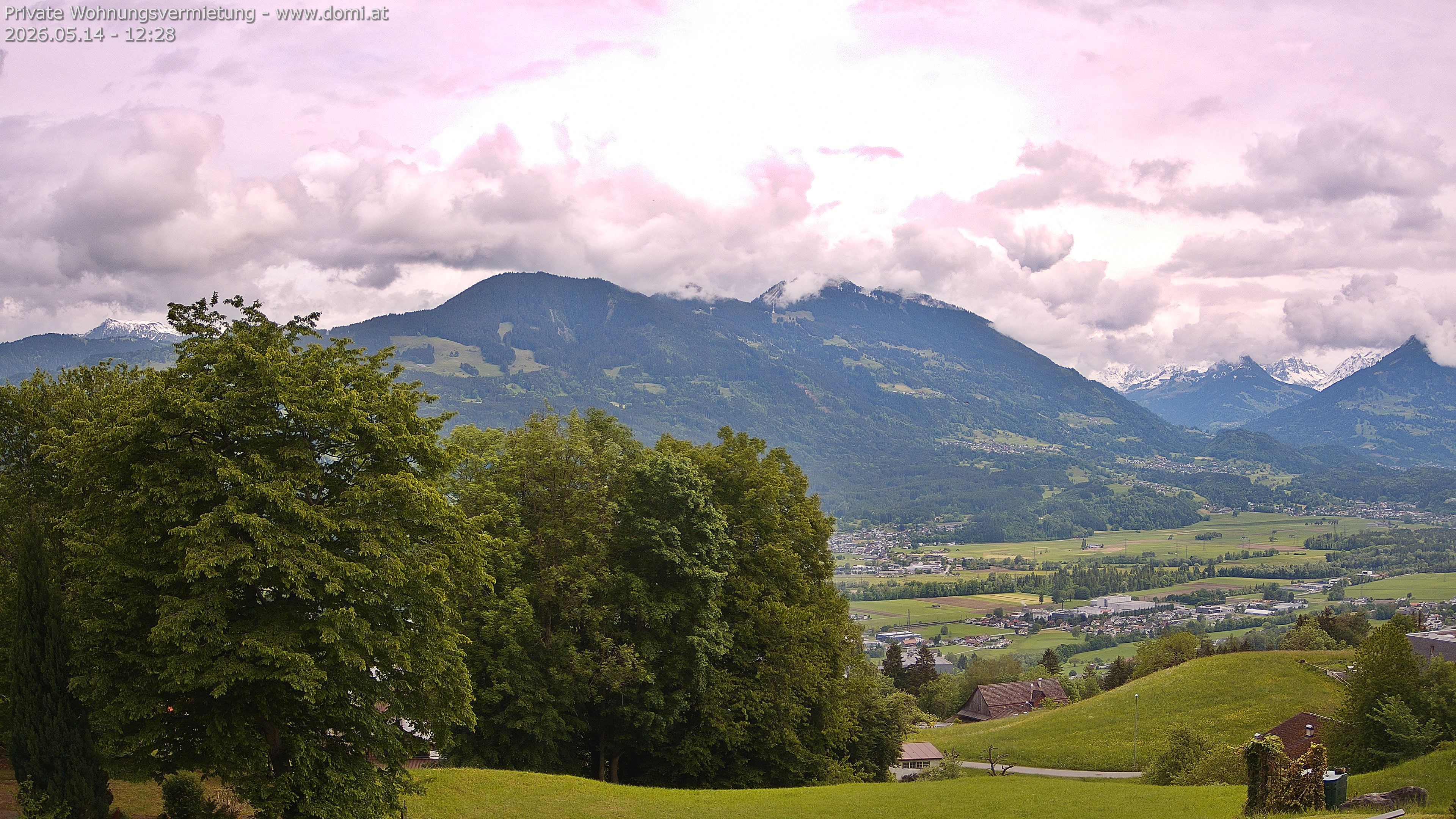 Archiv Foto Webcam Ausblick von Amerlügen bei Frastanz