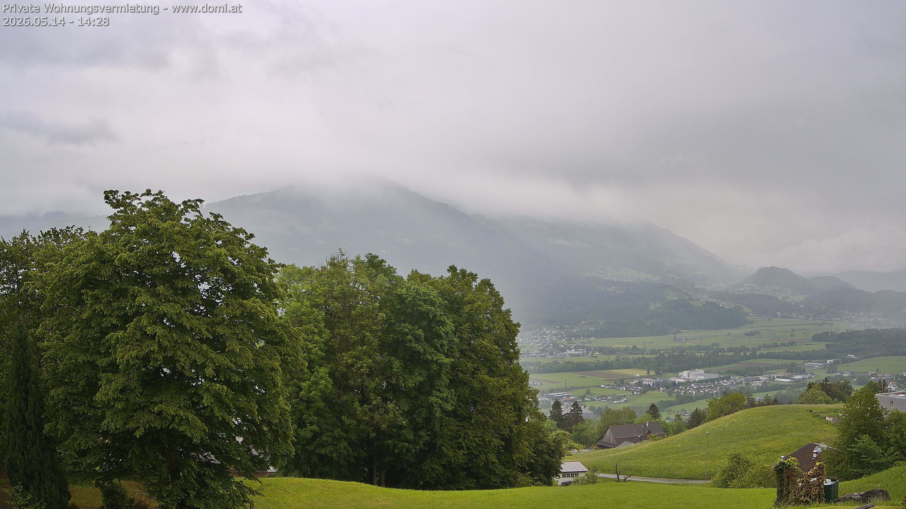 Archiv Foto Webcam Ausblick von Amerlügen bei Frastanz