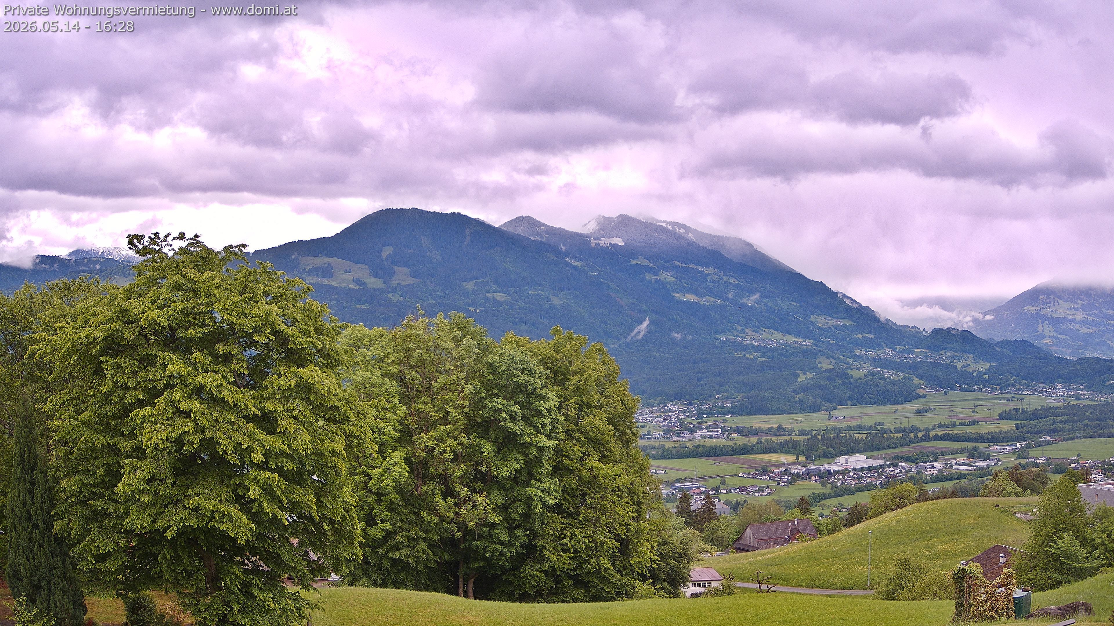 Archiv Foto Webcam Ausblick von Amerlügen bei Frastanz