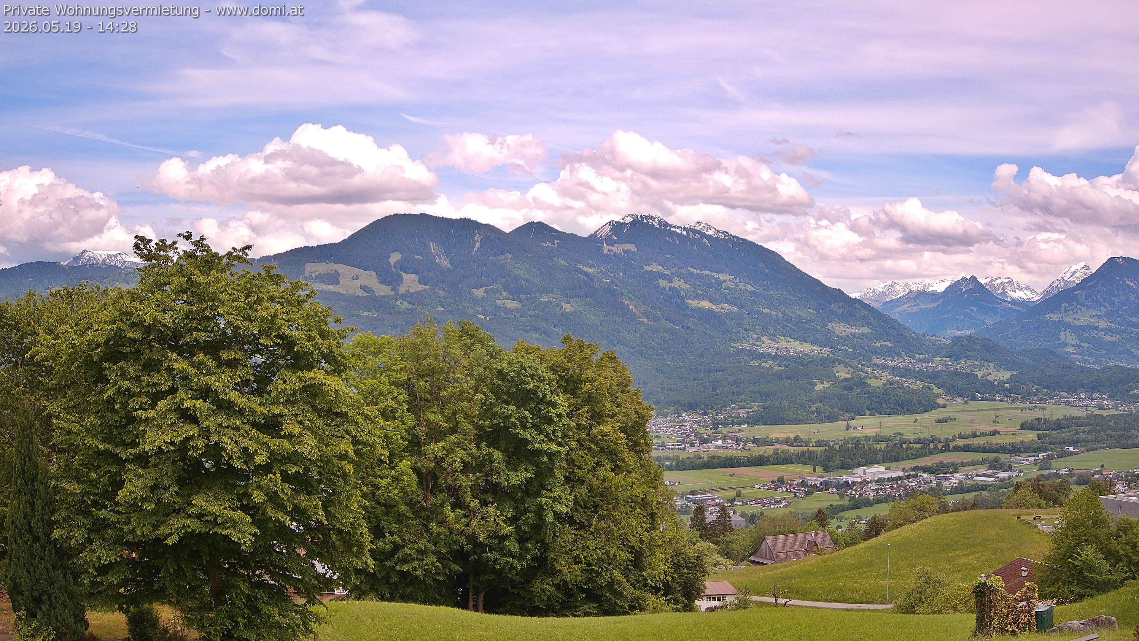 Archiv Foto Webcam Ausblick von Amerlügen bei Frastanz