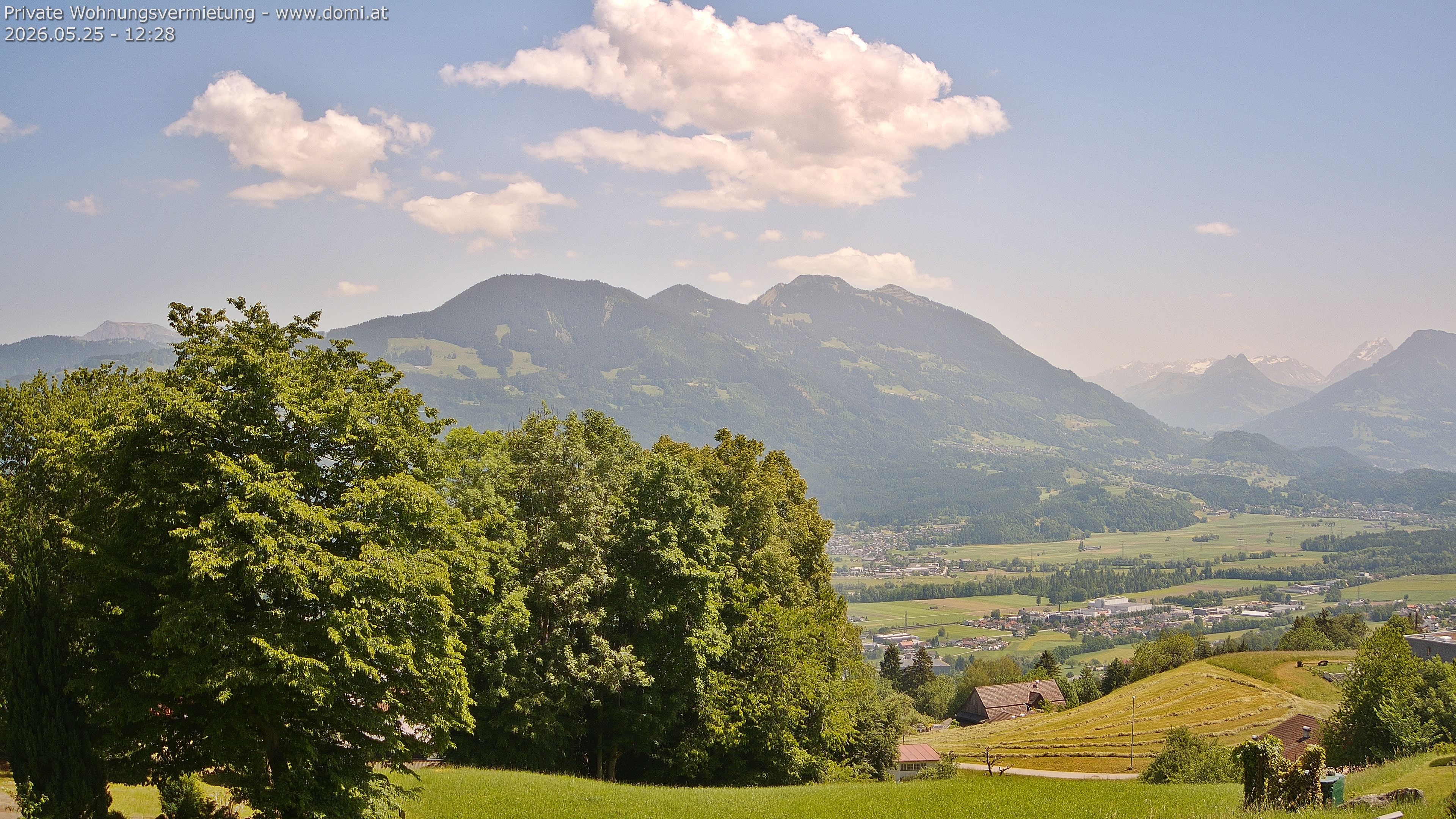 Archiv Foto Webcam Ausblick von Amerlügen bei Frastanz