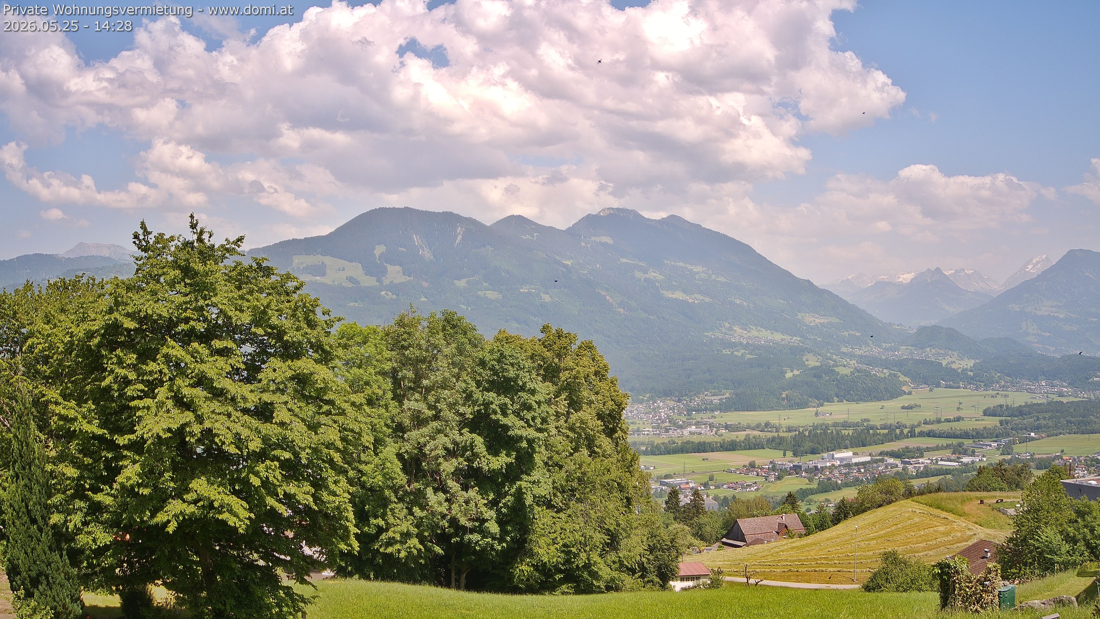 Archiv Foto Webcam Ausblick von Amerlügen bei Frastanz