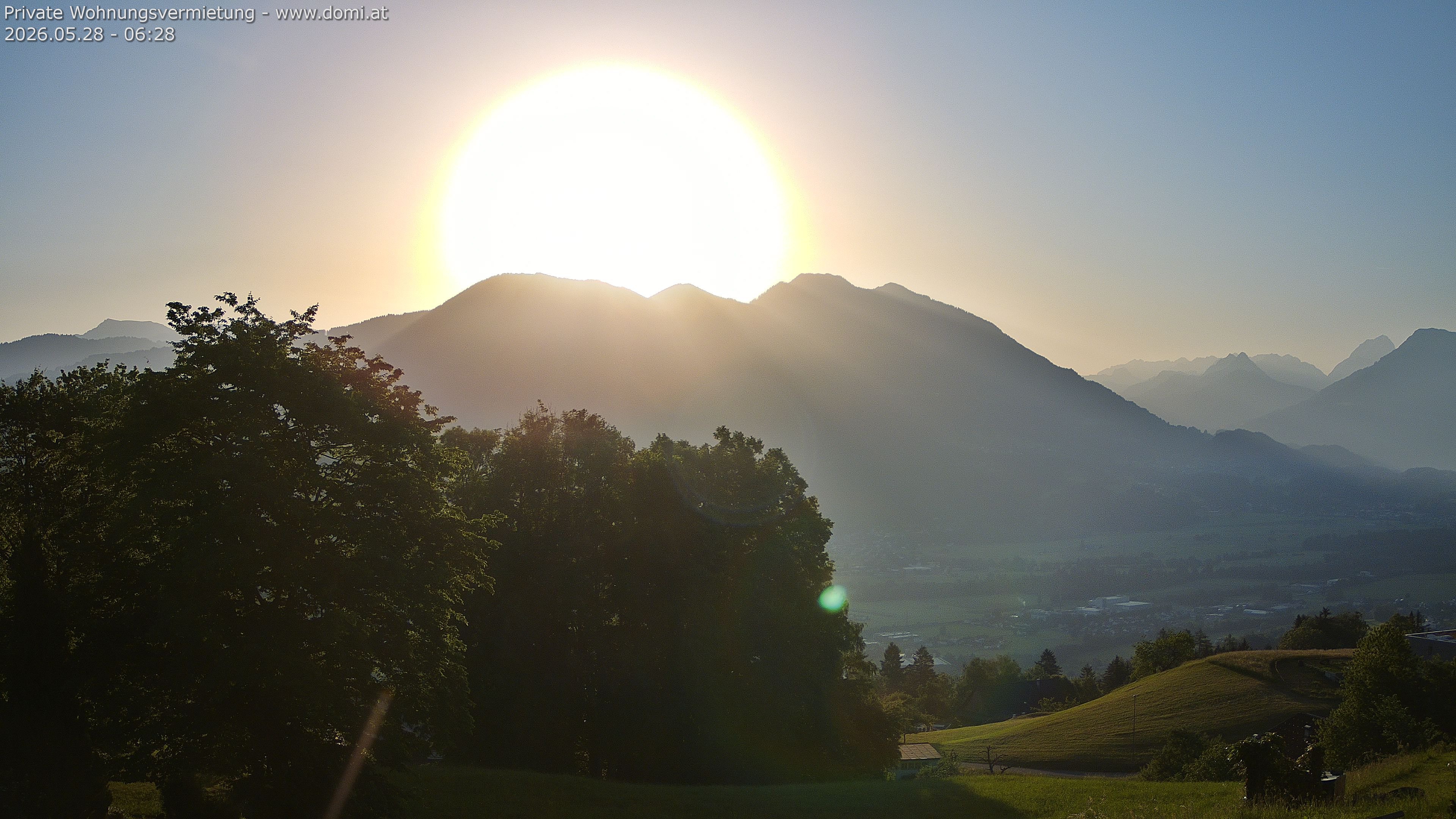 Archiv Foto Webcam Ausblick von Amerlügen bei Frastanz