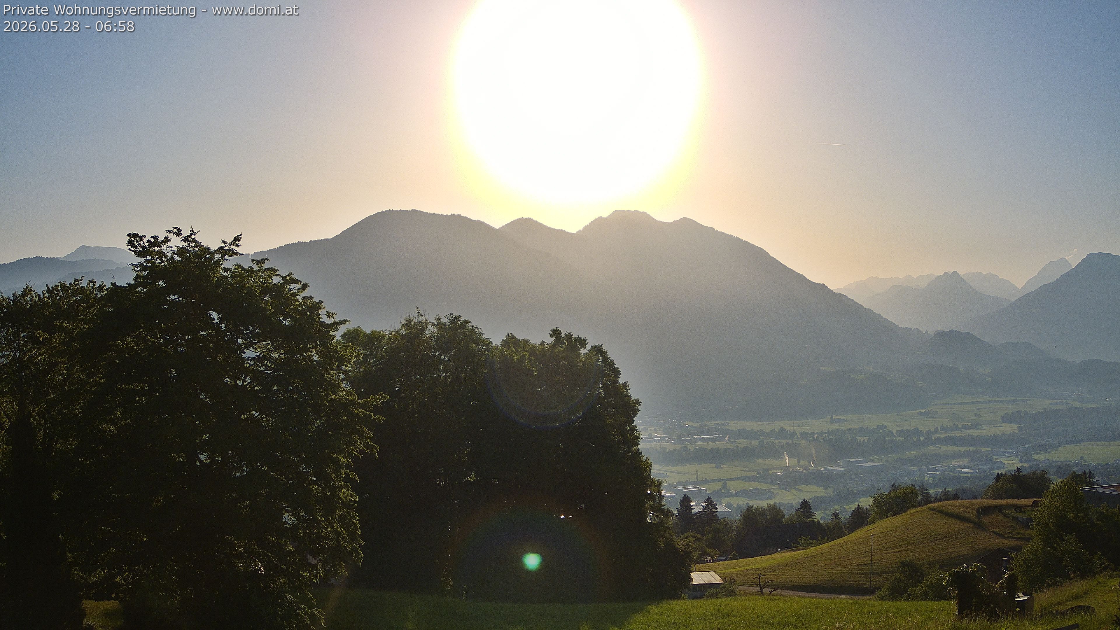 Archiv Foto Webcam Ausblick von Amerlügen bei Frastanz