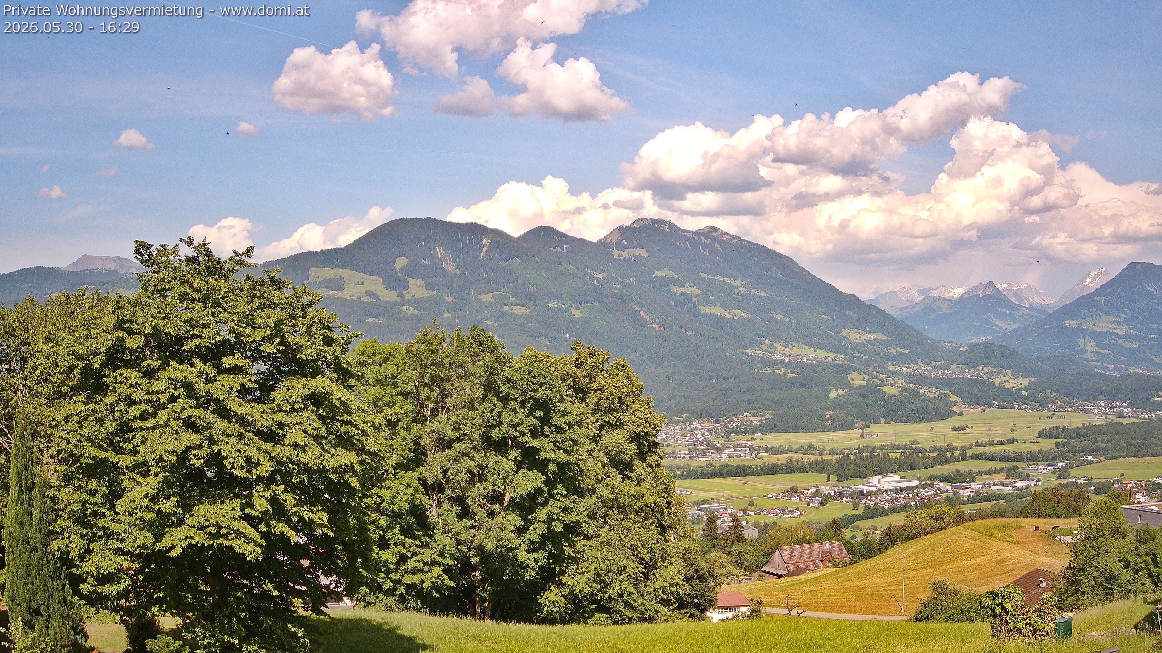 Archiv Foto Webcam Ausblick von Amerlügen bei Frastanz