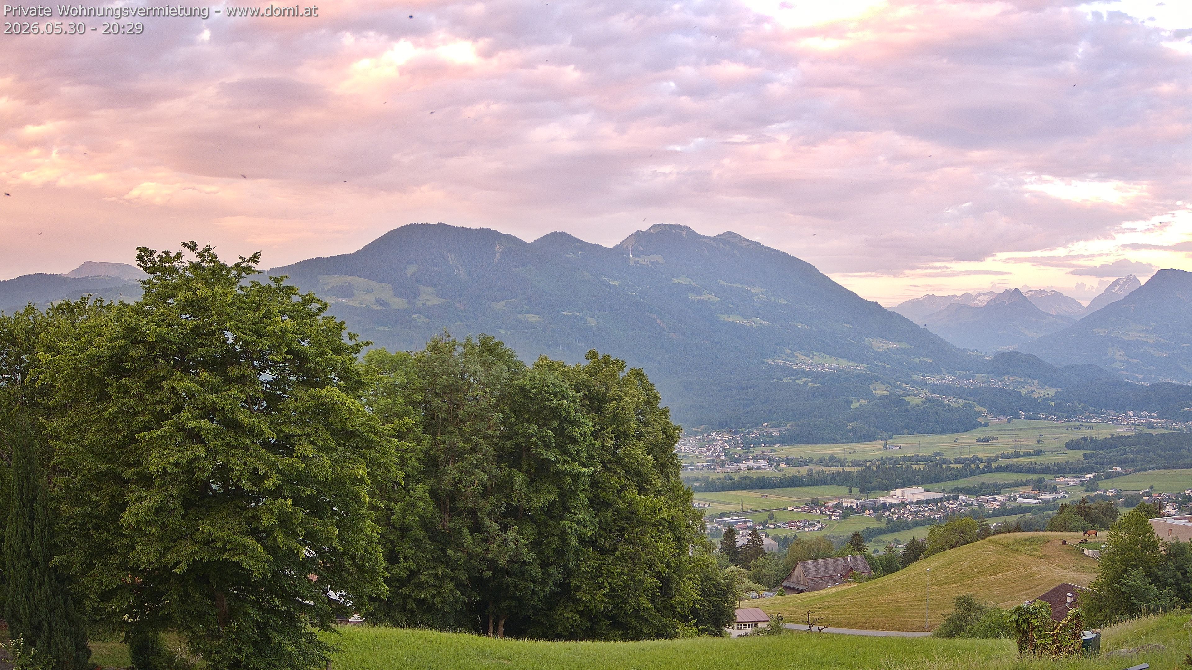 Archiv Foto Webcam Ausblick von Amerlügen bei Frastanz