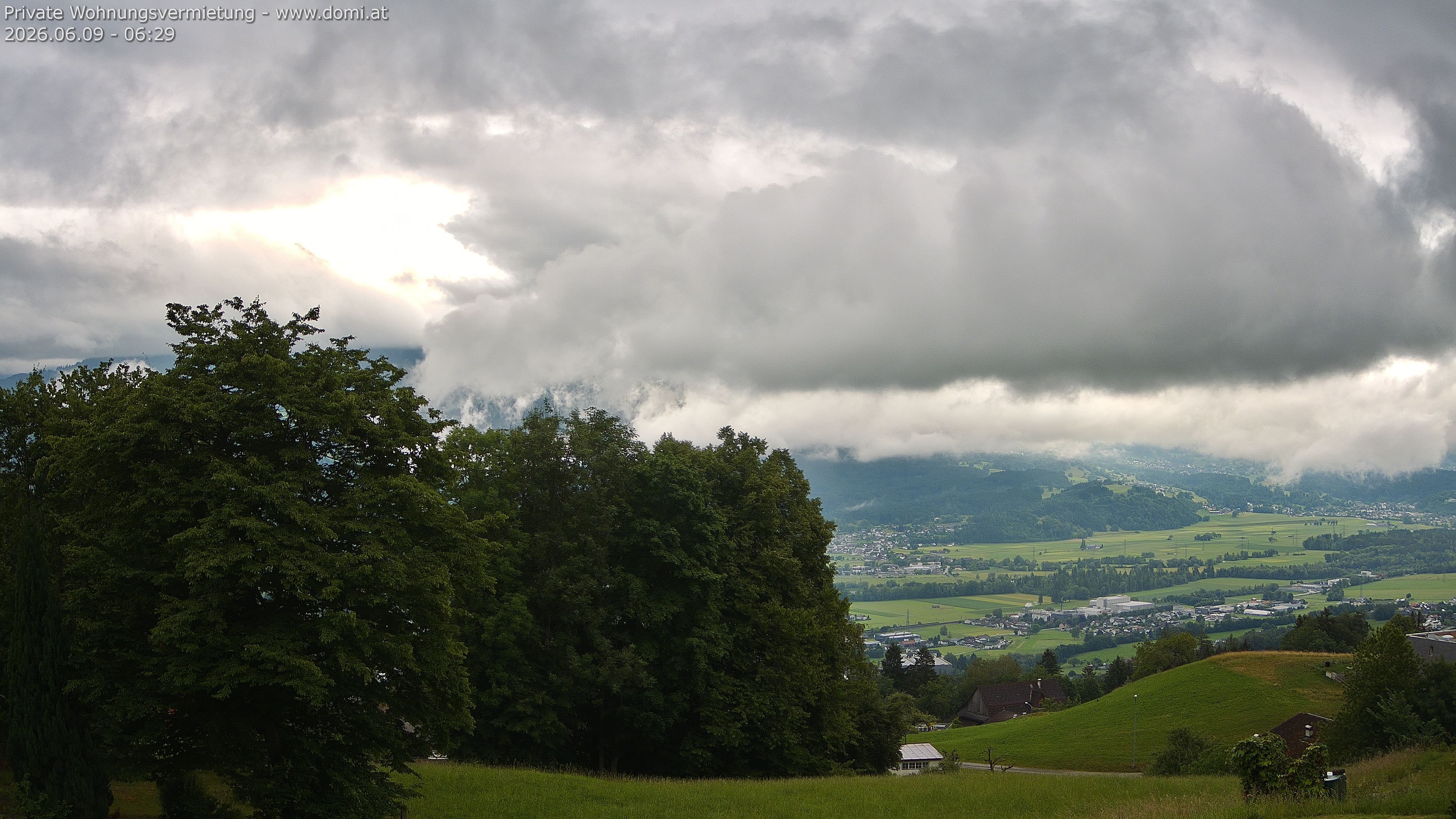 Archiv Foto Webcam Ausblick von Amerlügen bei Frastanz