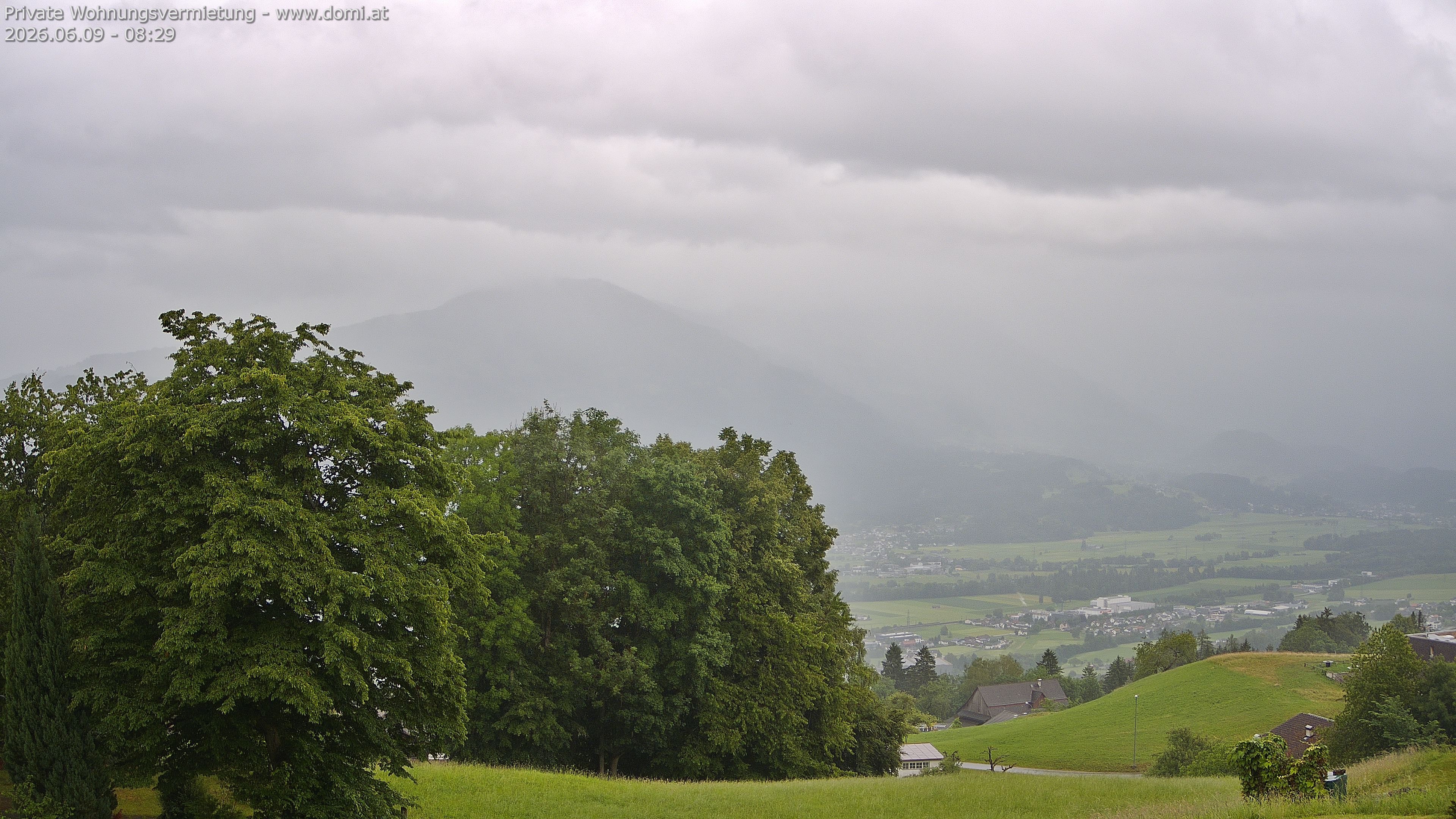 Archiv Foto Webcam Ausblick von Amerlügen bei Frastanz