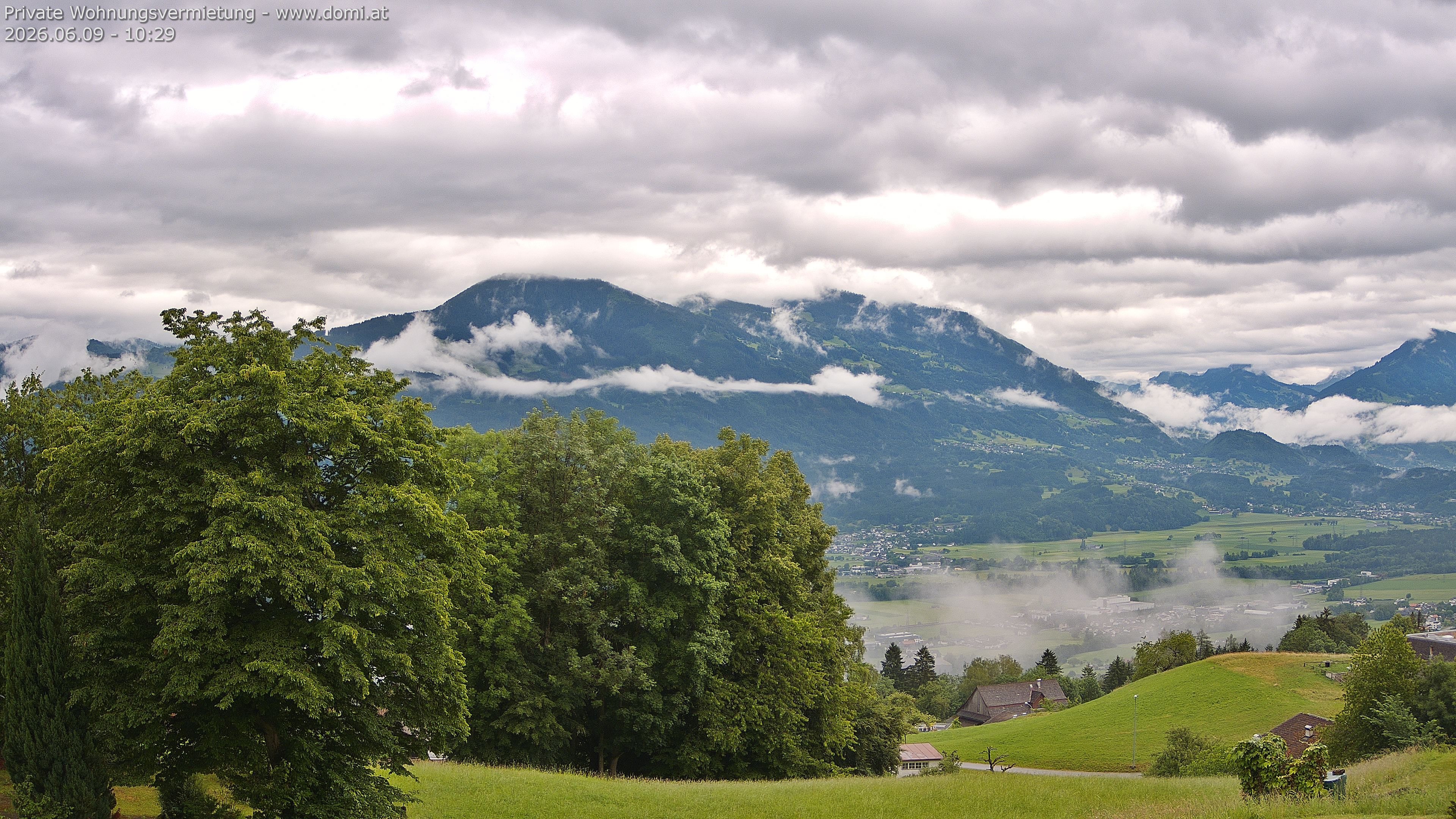 Archiv Foto Webcam Ausblick von Amerlügen bei Frastanz