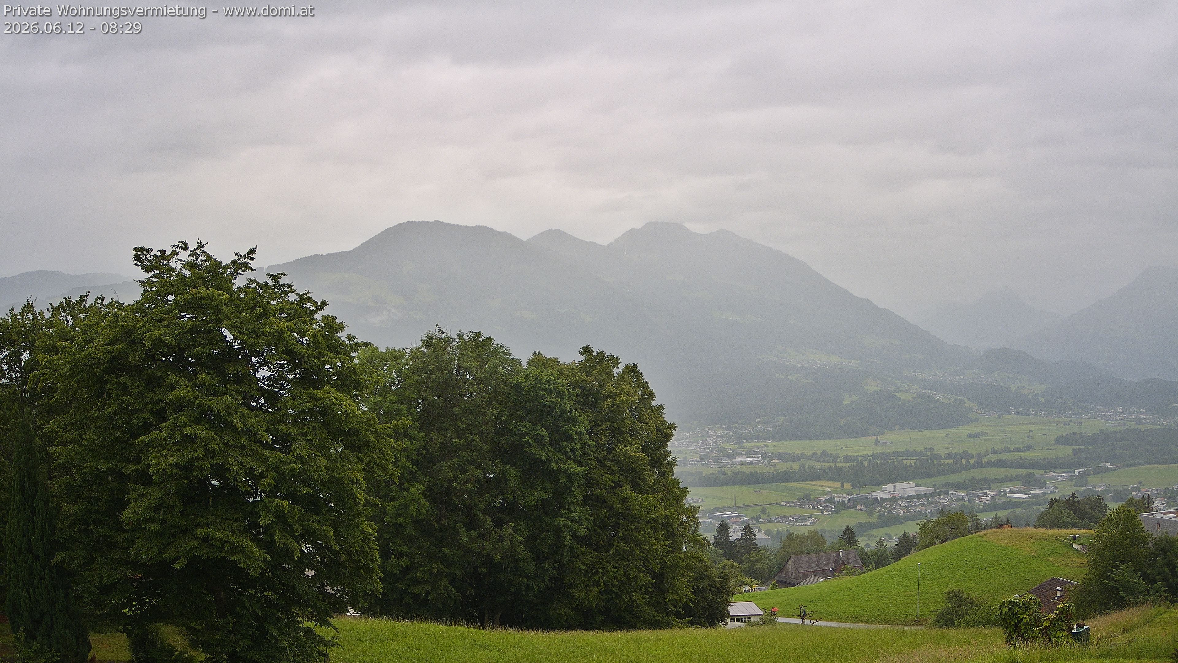 Archiv Foto Webcam Ausblick von Amerlügen bei Frastanz