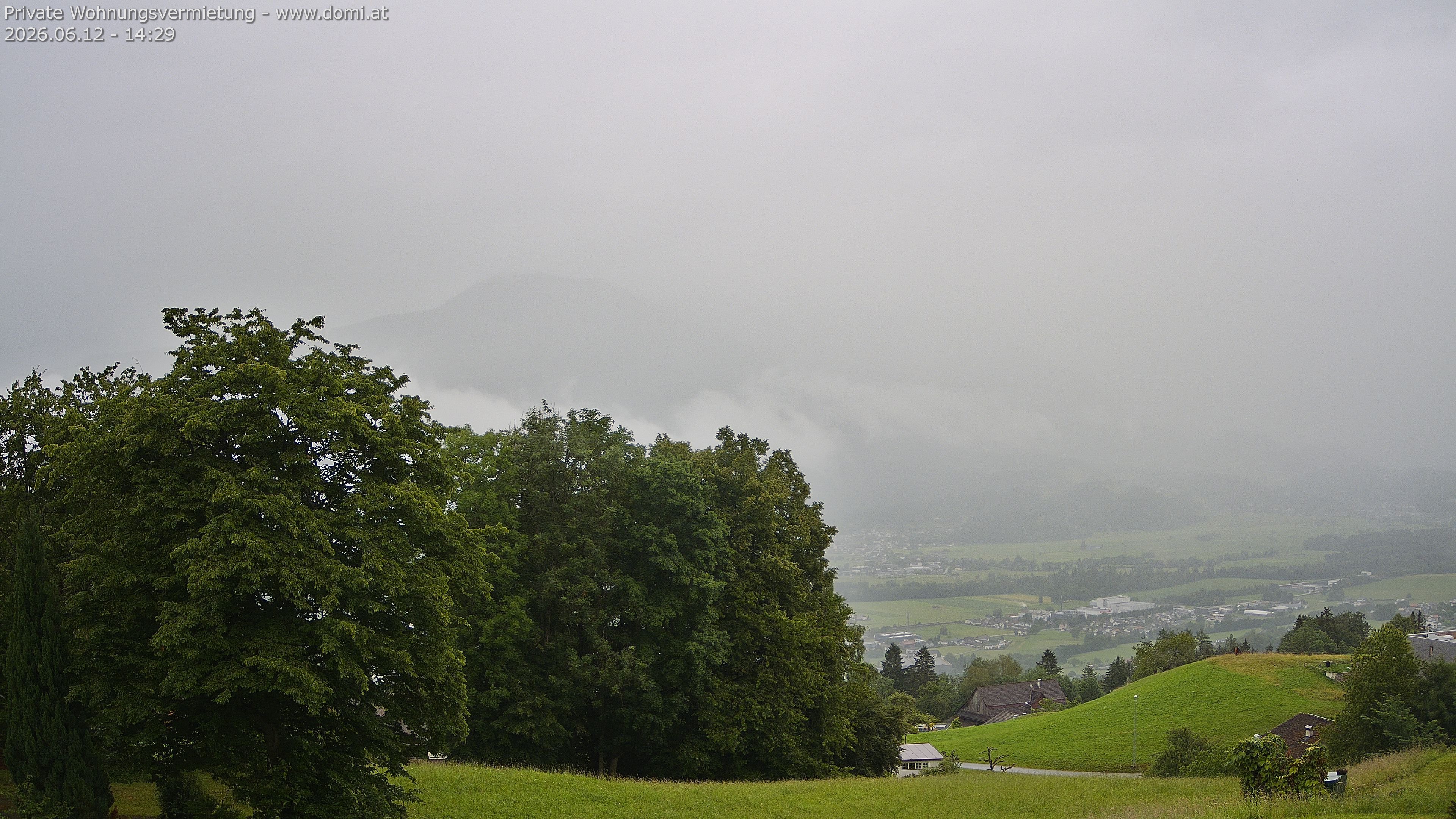 Archiv Foto Webcam Ausblick von Amerlügen bei Frastanz
