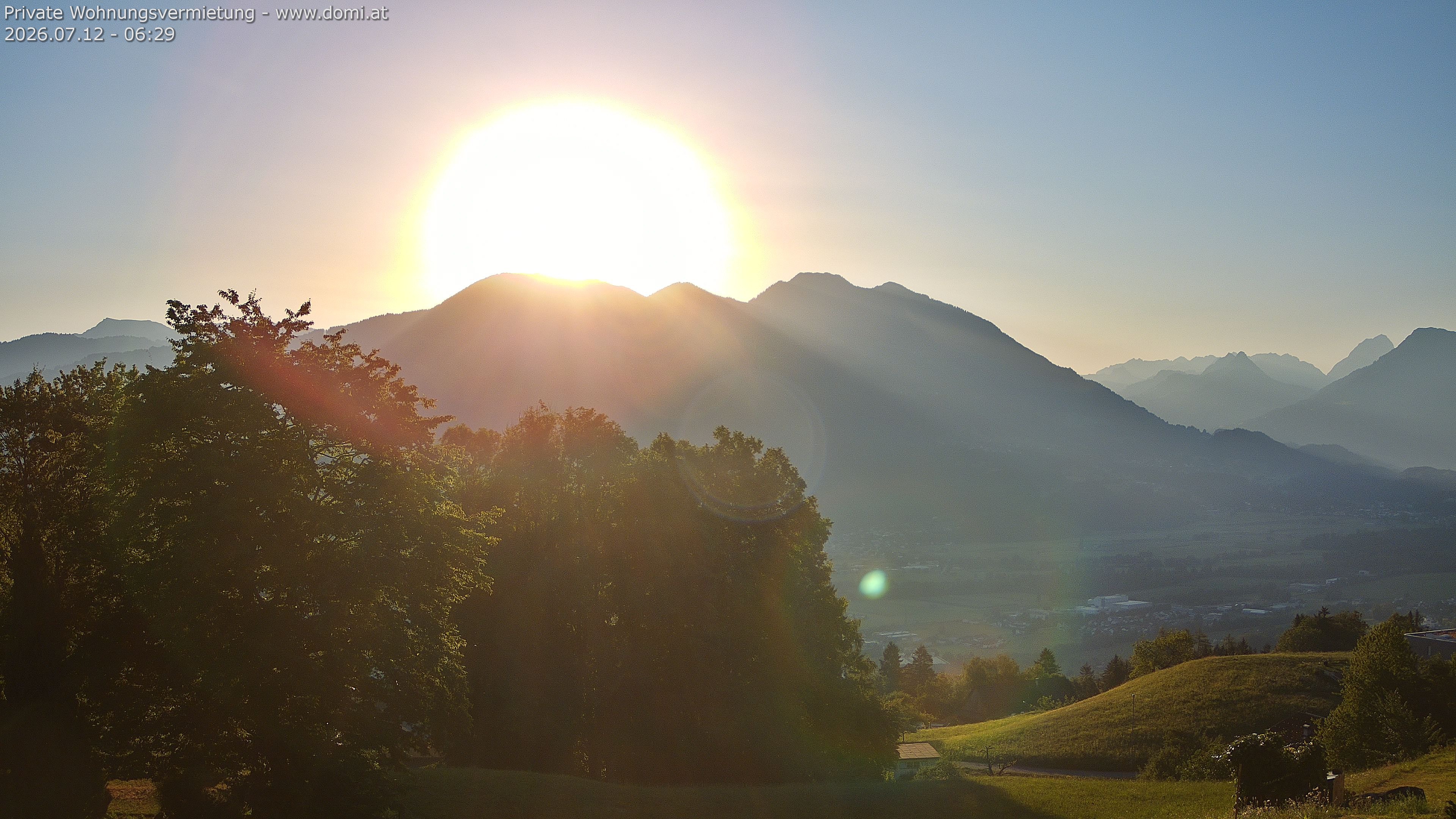 Archived image Webcam View of Frastanz in Vorarlberg (Austria)