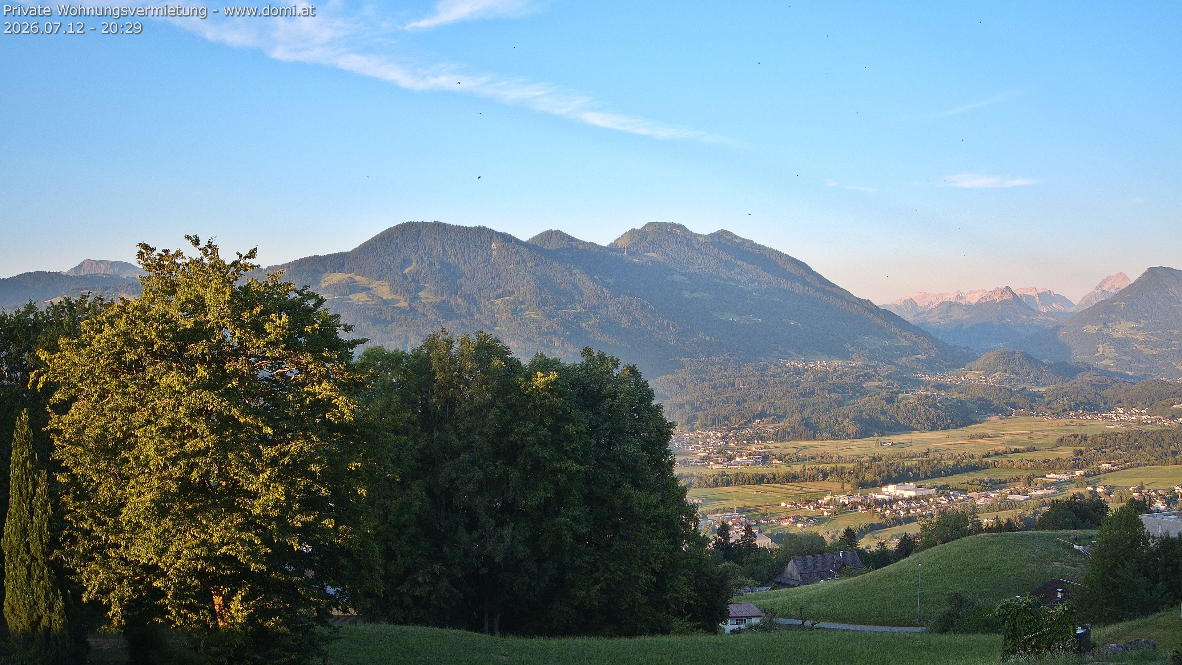 Archived image Webcam View of Frastanz in Vorarlberg (Austria)