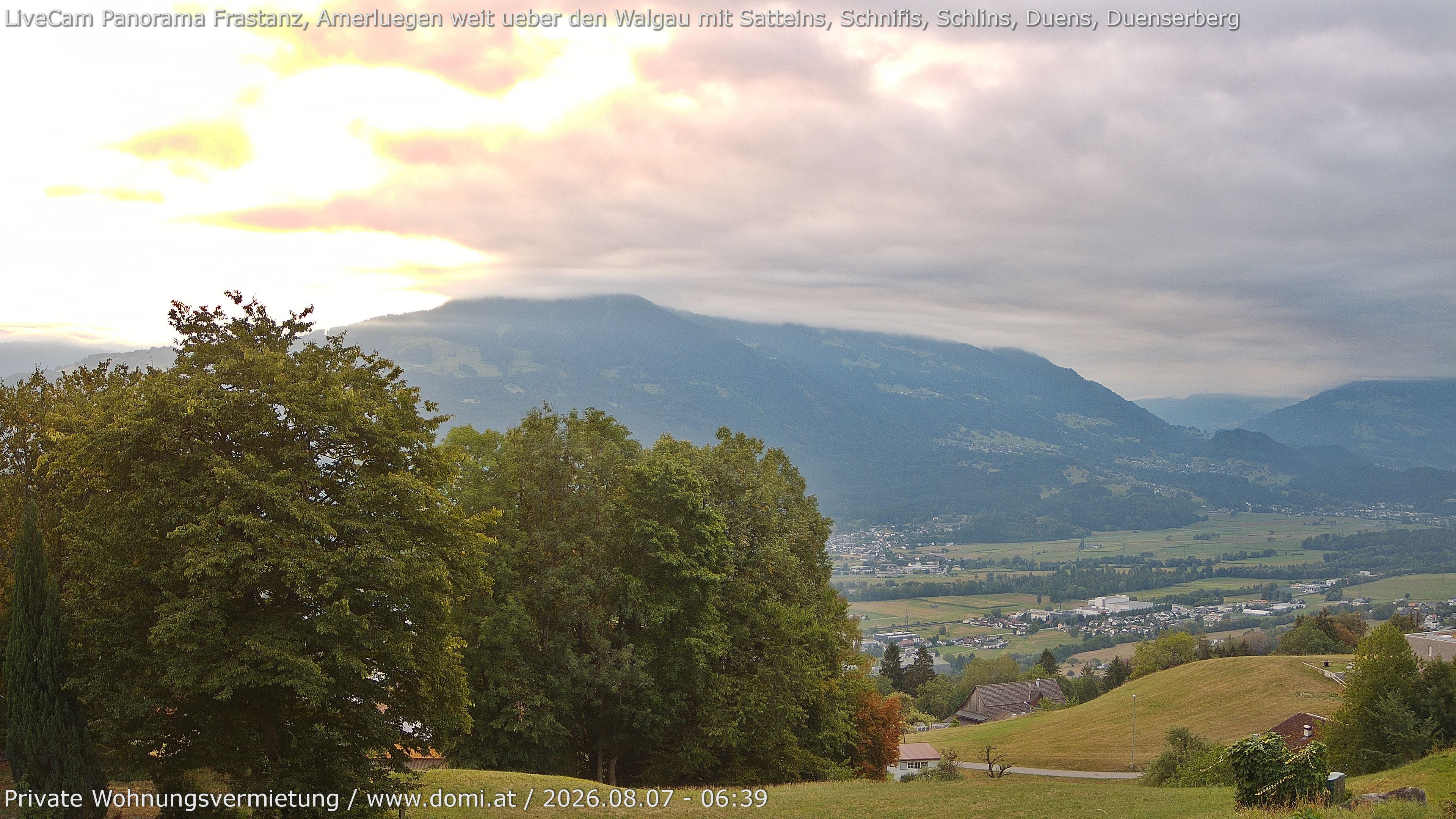 Archived image Webcam View of Frastanz in Vorarlberg (Austria)