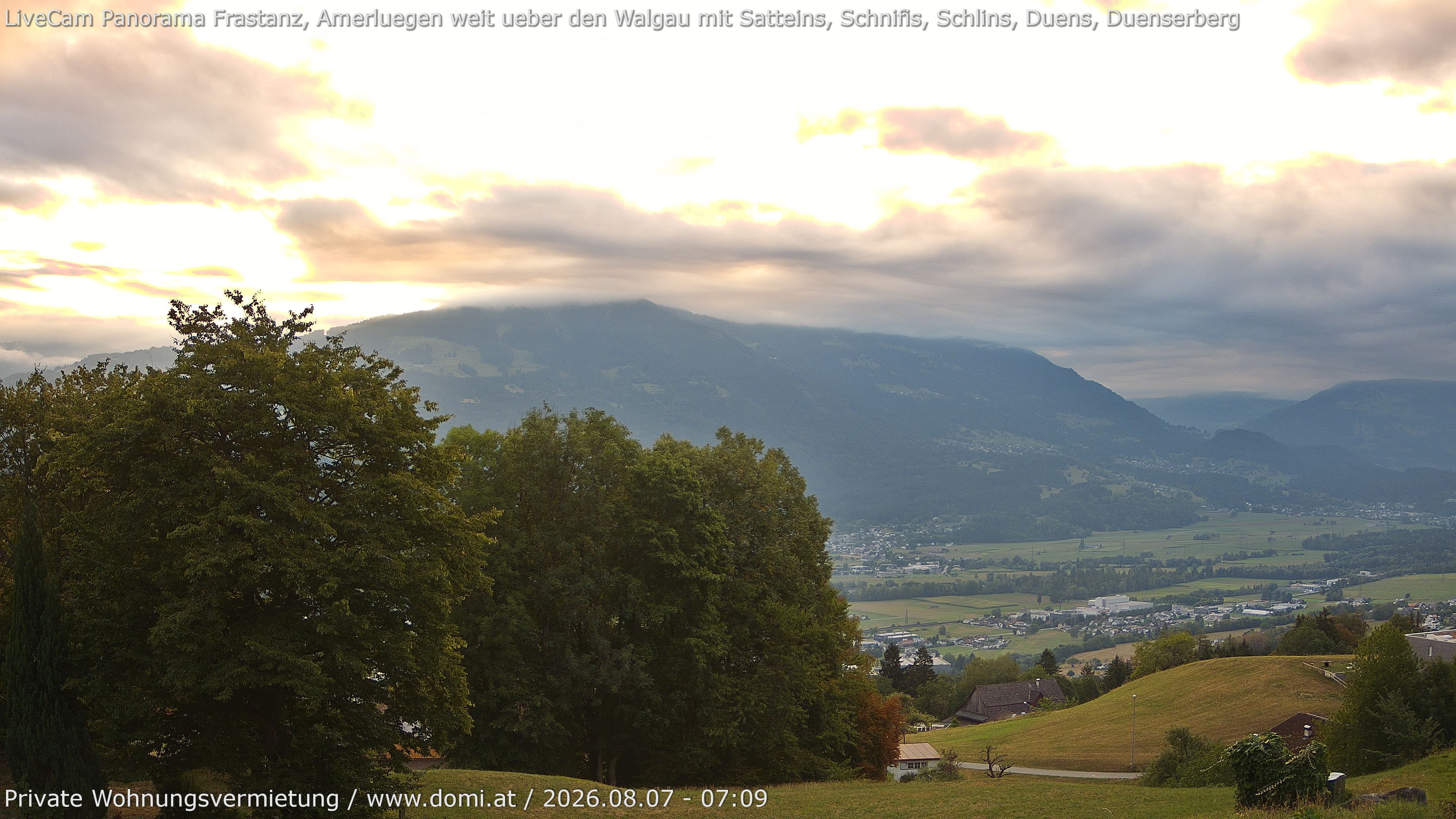 Archived image Webcam View of Frastanz in Vorarlberg (Austria)