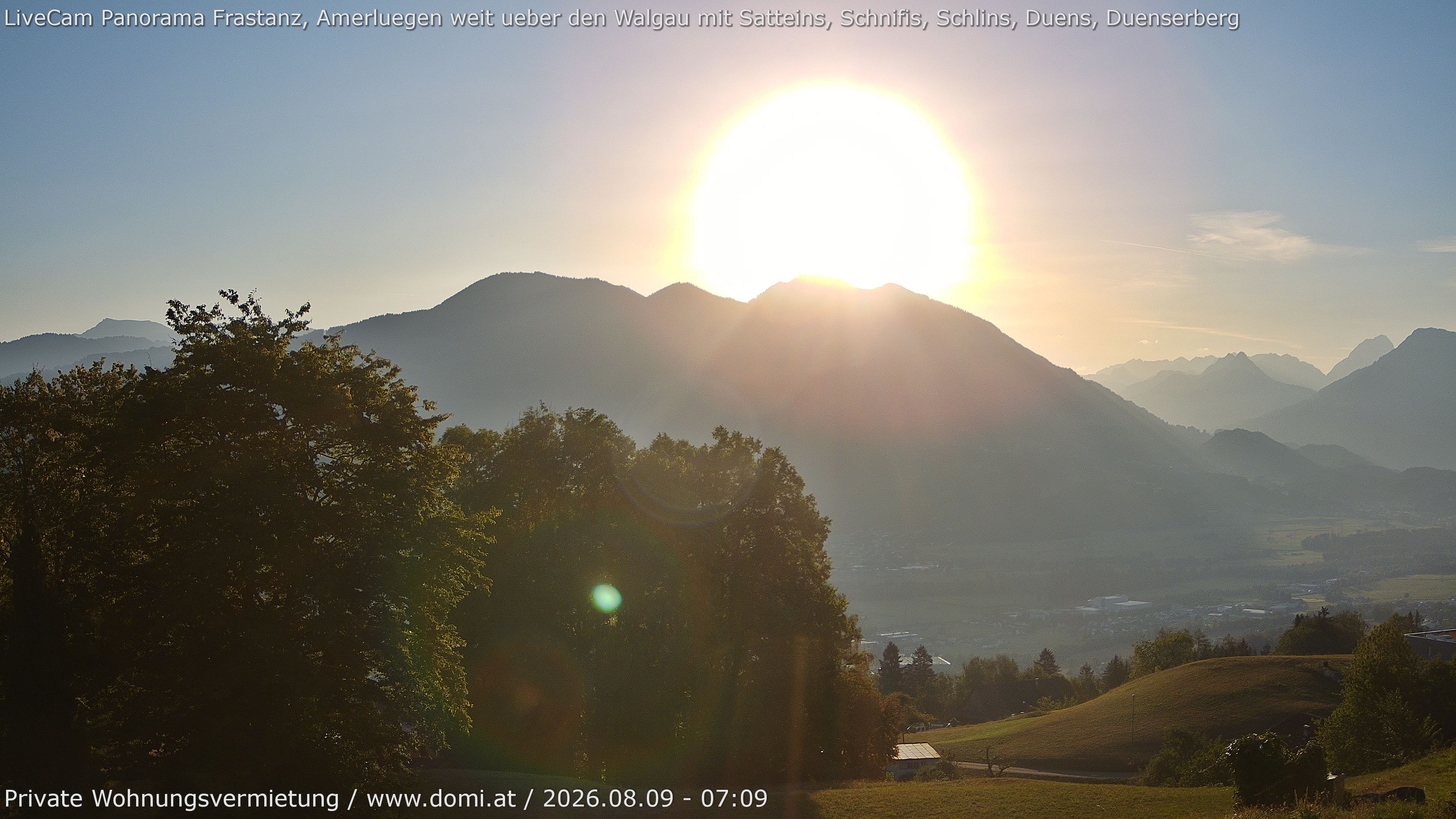 Archived image Webcam View of Frastanz in Vorarlberg (Austria)