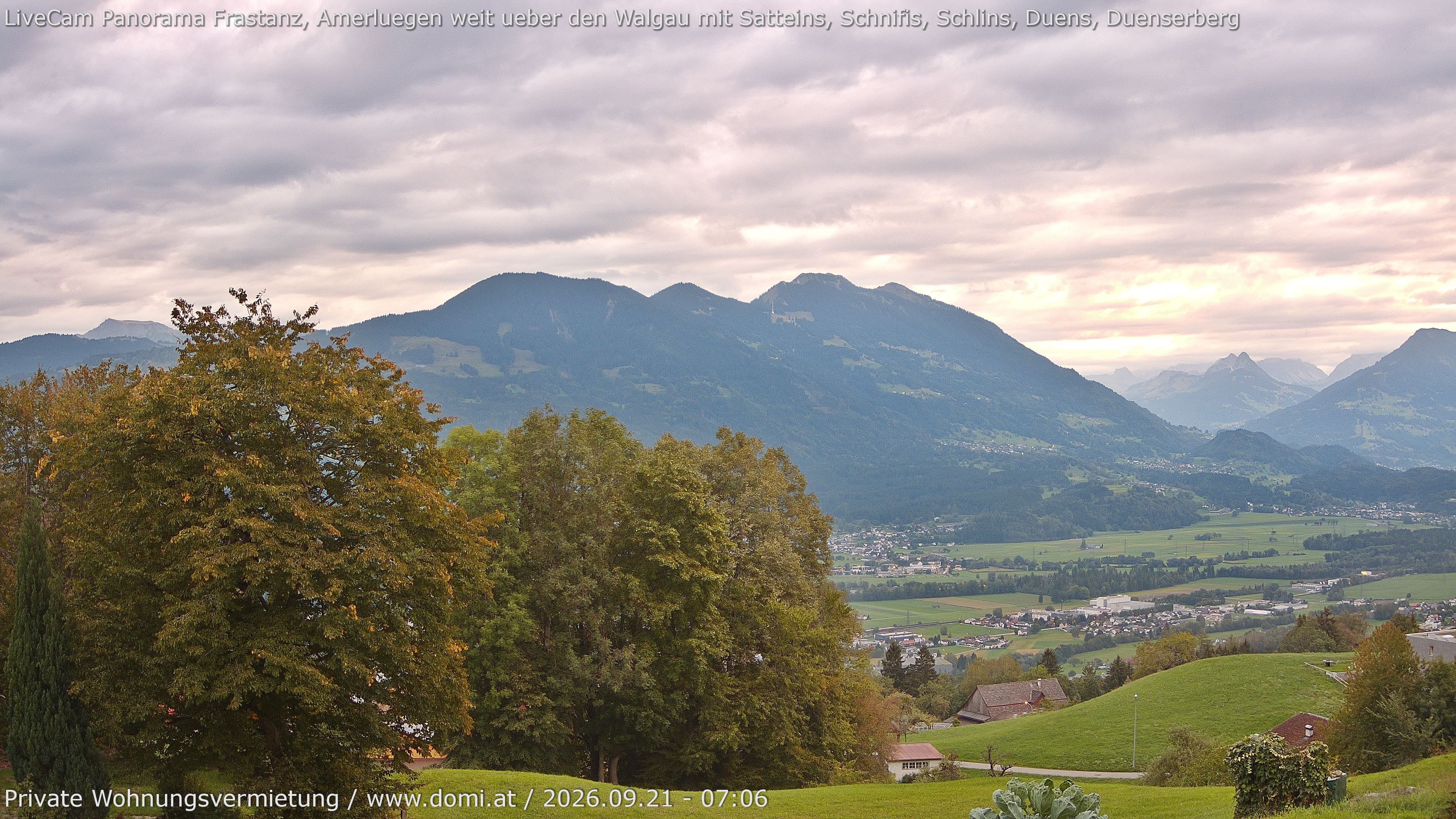 Archived image Webcam View of Frastanz in Vorarlberg (Austria)
