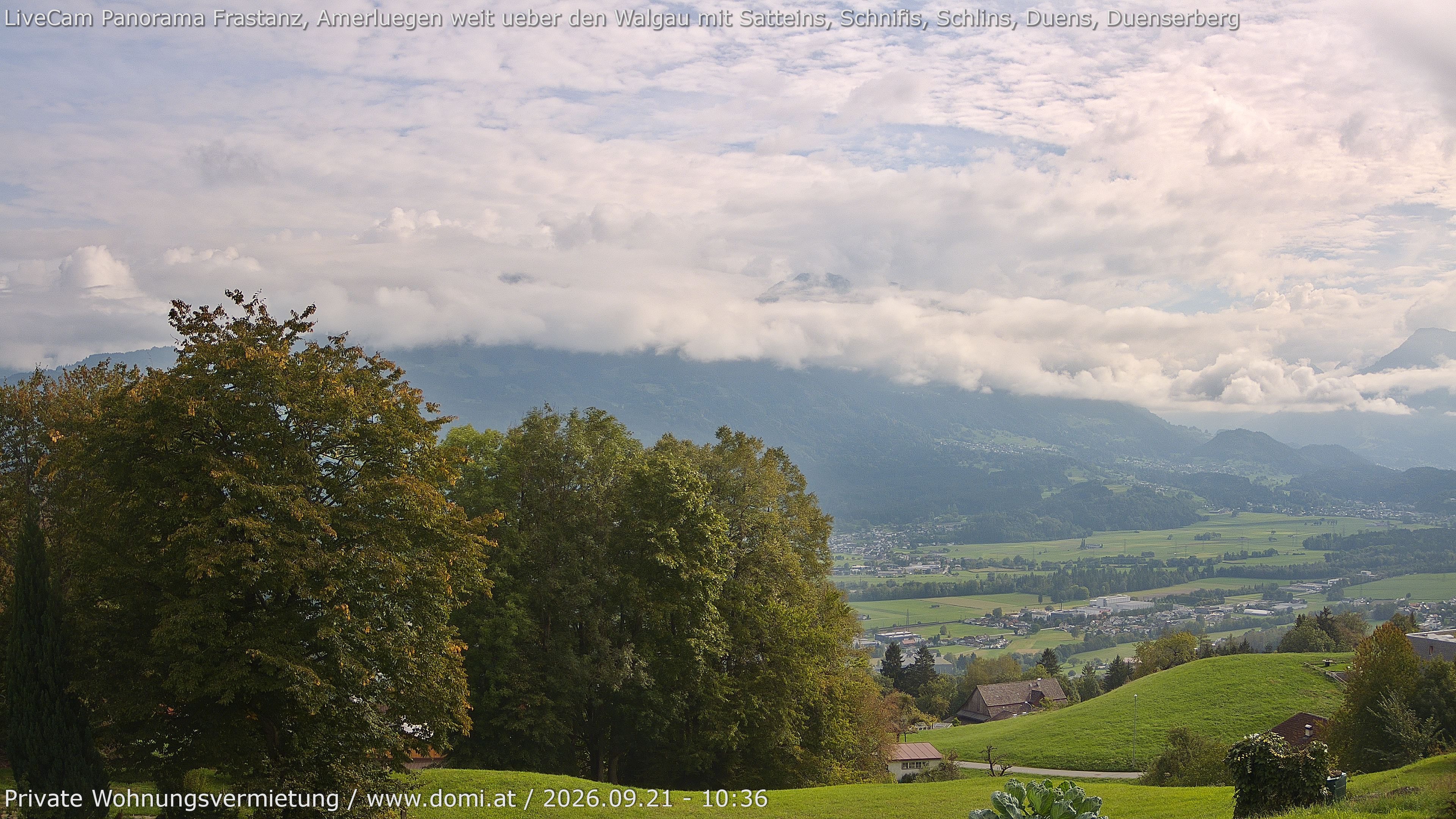 Archived image Webcam View of Frastanz in Vorarlberg (Austria)