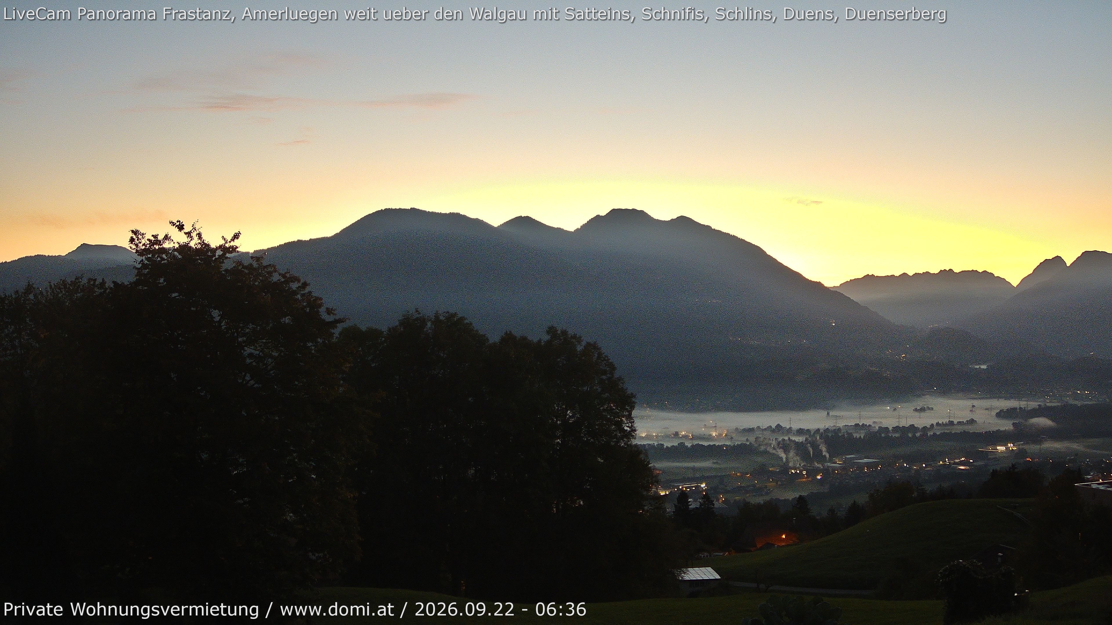Archived image Webcam View of Frastanz in Vorarlberg (Austria)