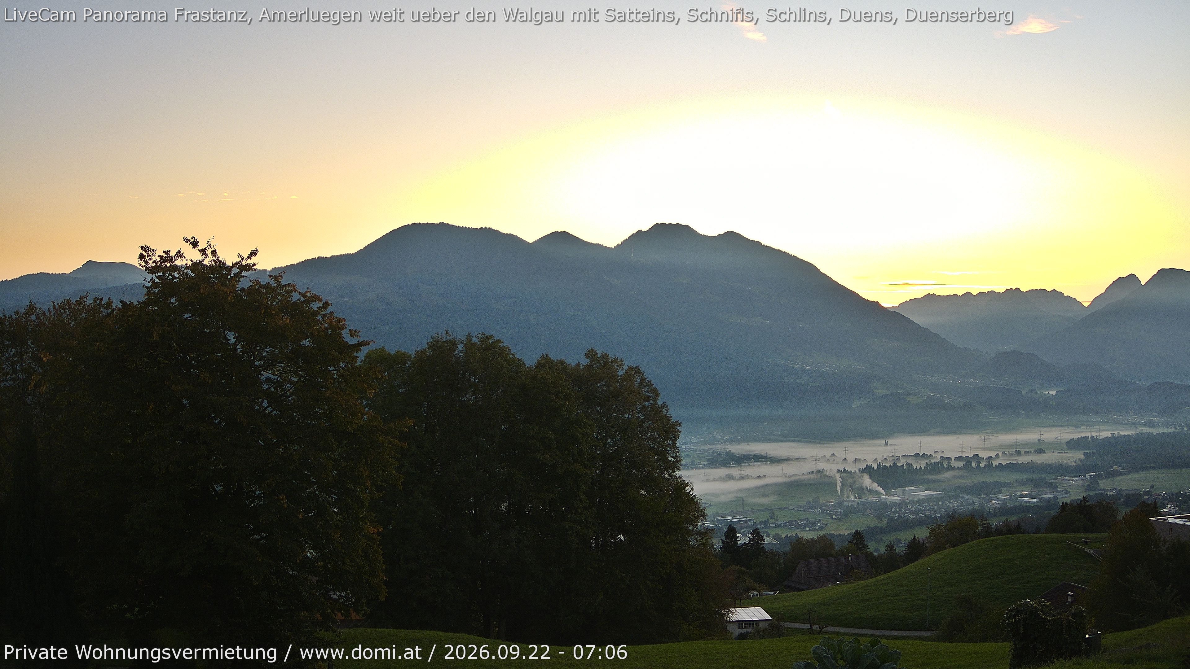 Archived image Webcam View of Frastanz in Vorarlberg (Austria)