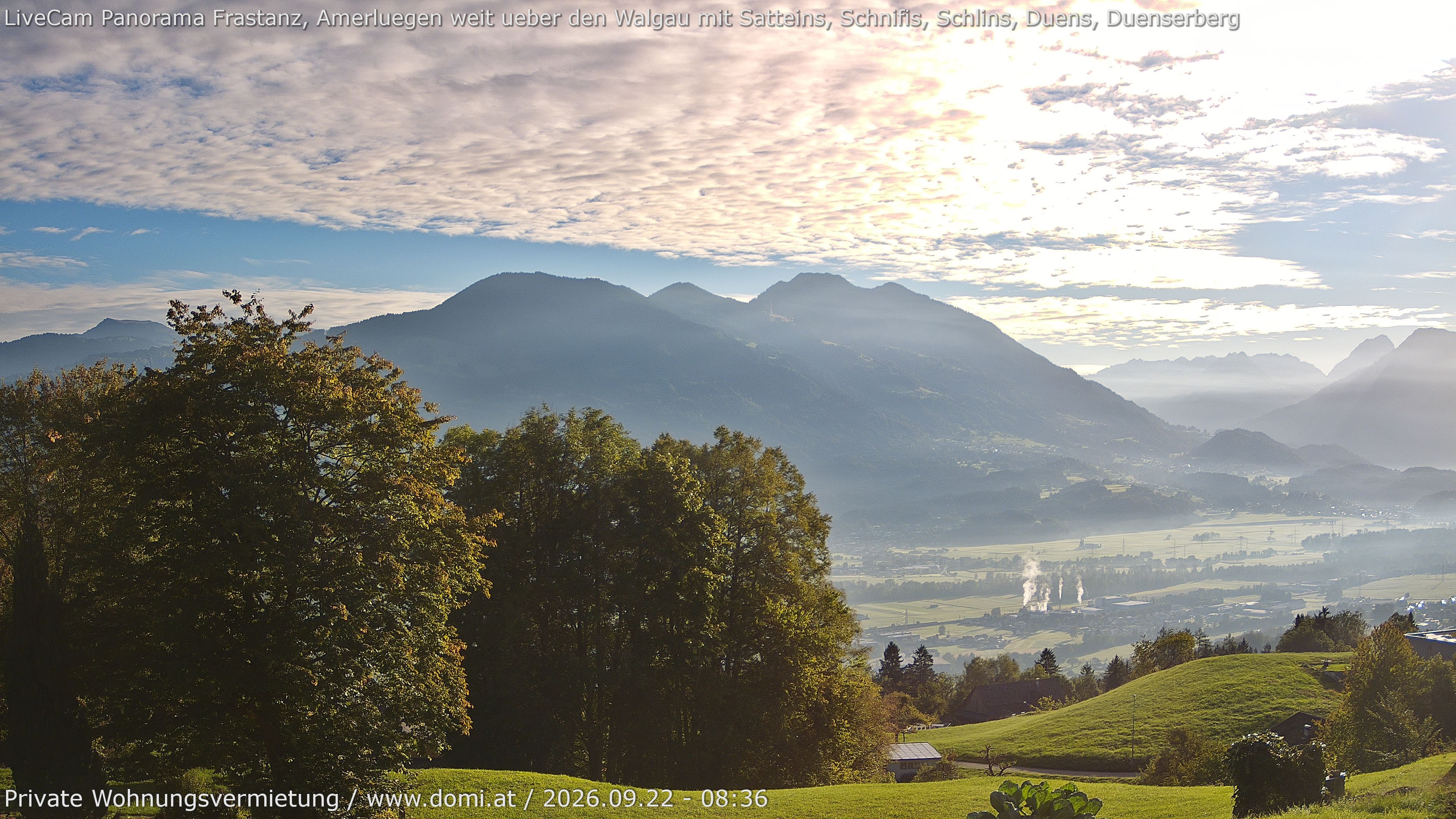 Archived image Webcam View of Frastanz in Vorarlberg (Austria)