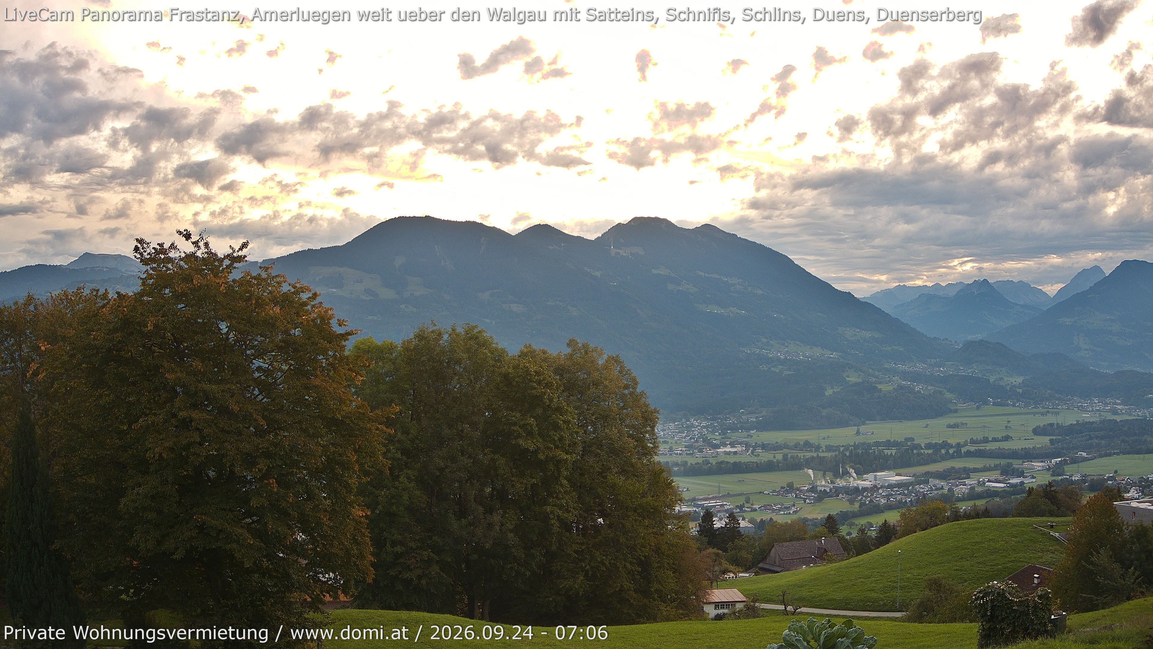 Archived image Webcam View of Frastanz in Vorarlberg (Austria)