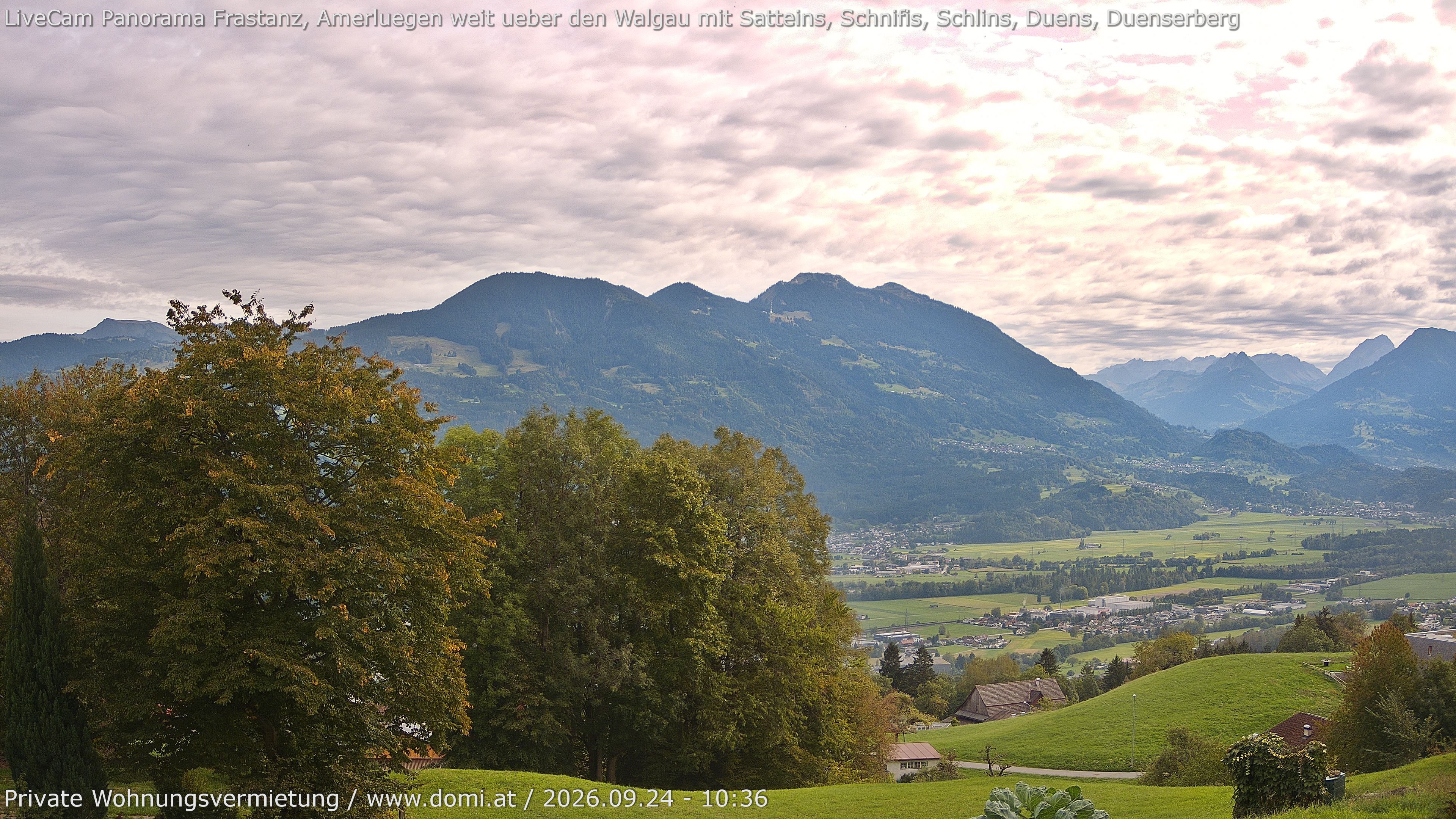 Archived image Webcam View of Frastanz in Vorarlberg (Austria)