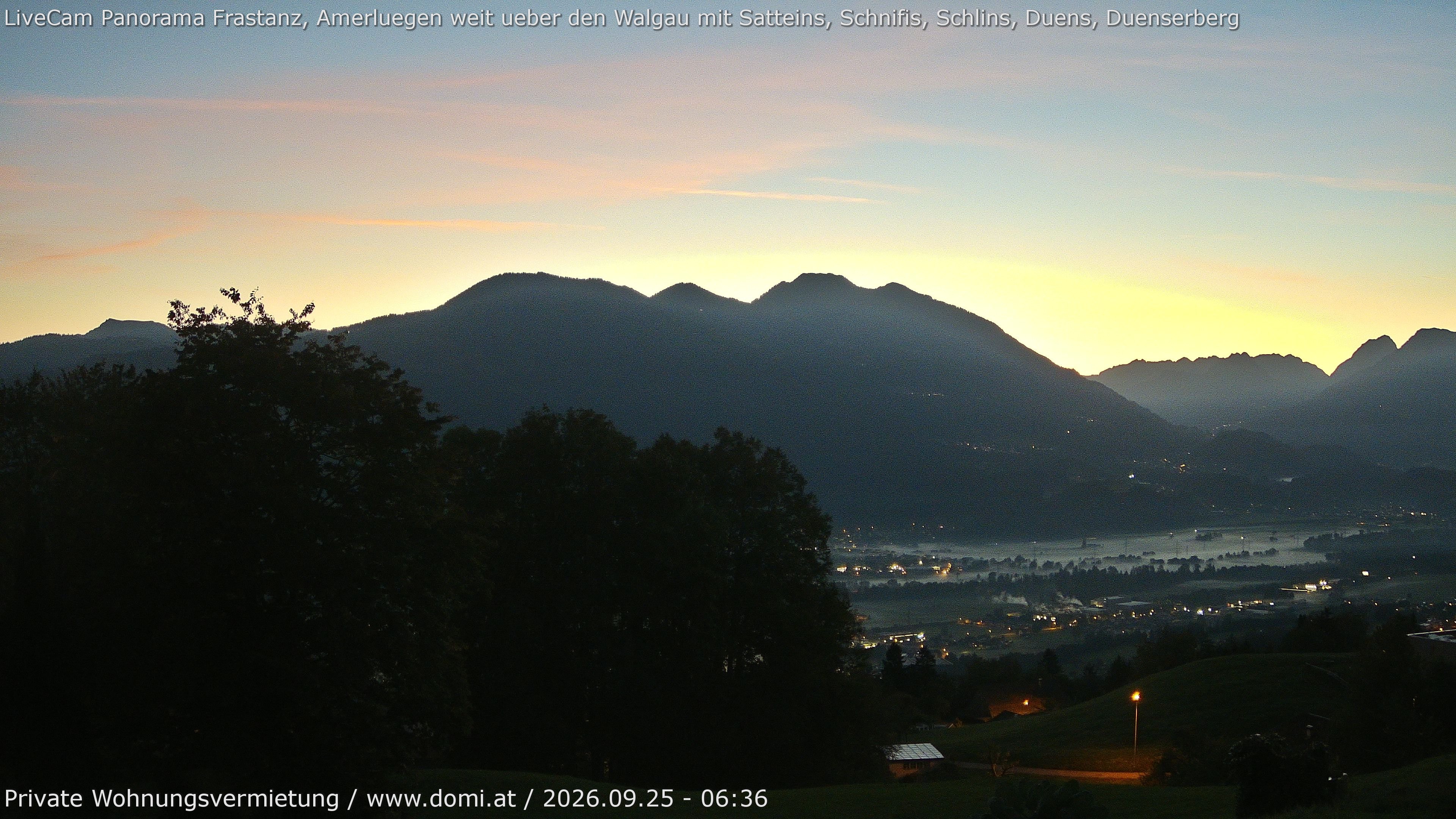 Archived image Webcam View of Frastanz in Vorarlberg (Austria)