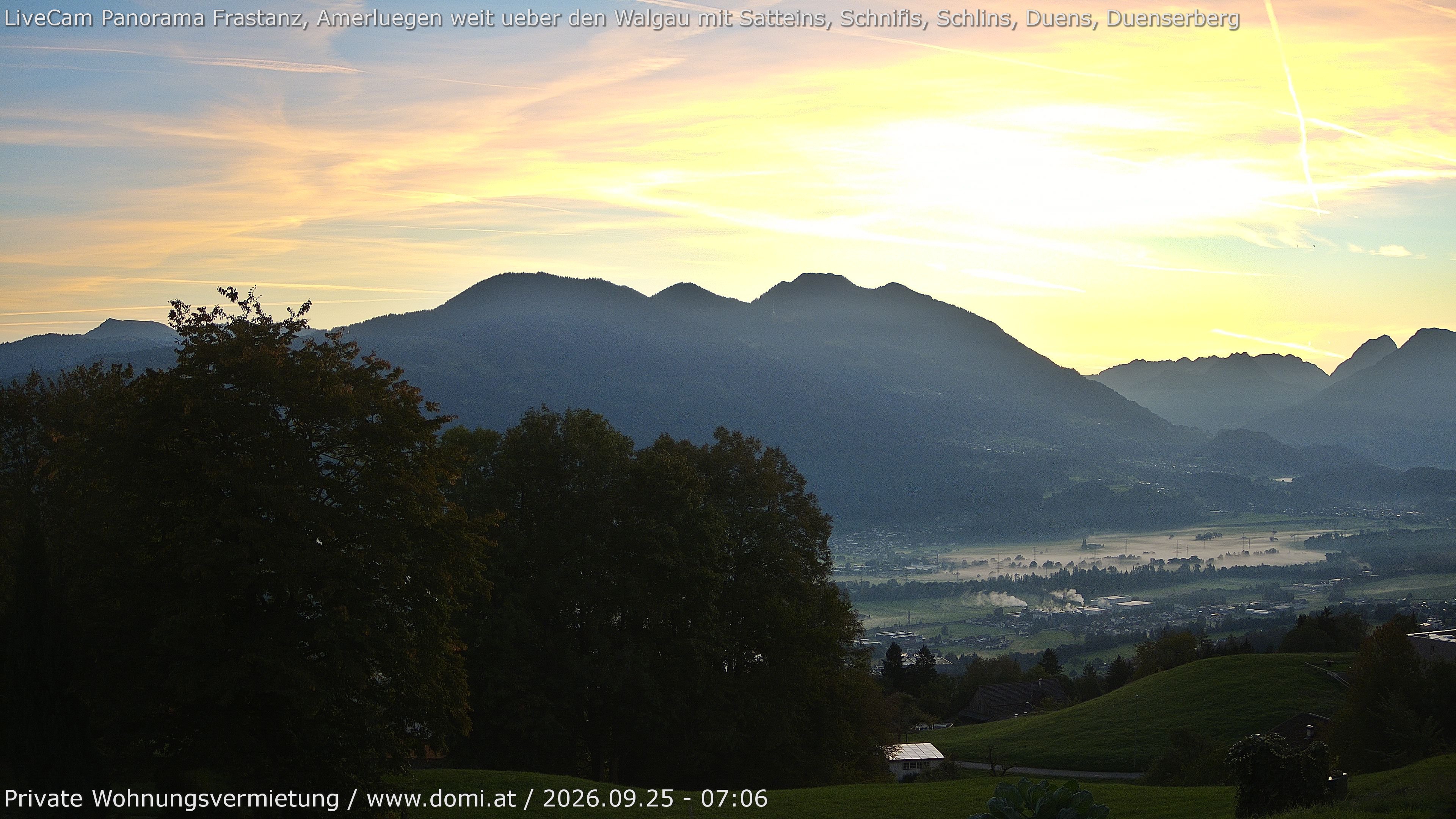 Archived image Webcam View of Frastanz in Vorarlberg (Austria)