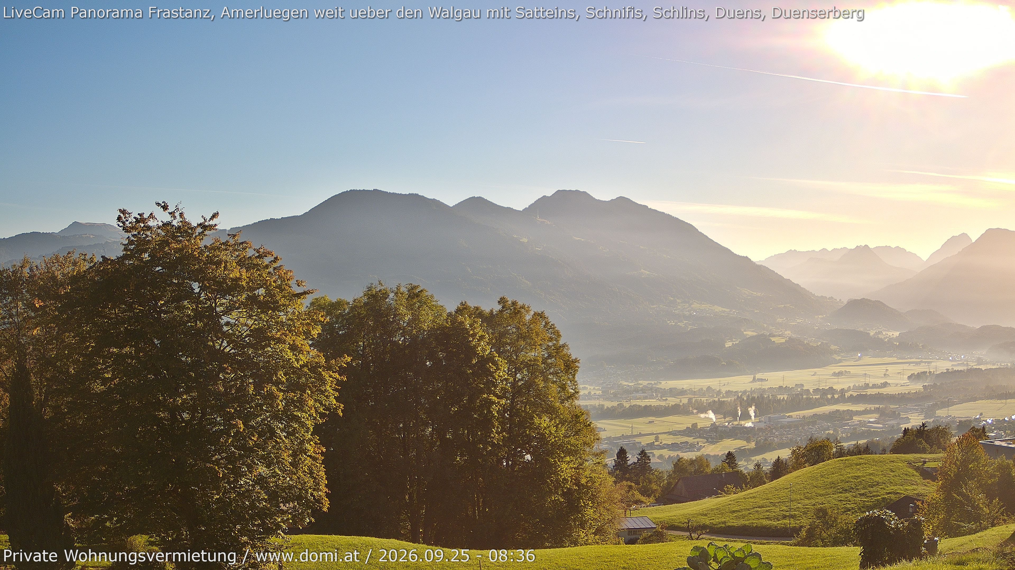 Archived image Webcam View of Frastanz in Vorarlberg (Austria)