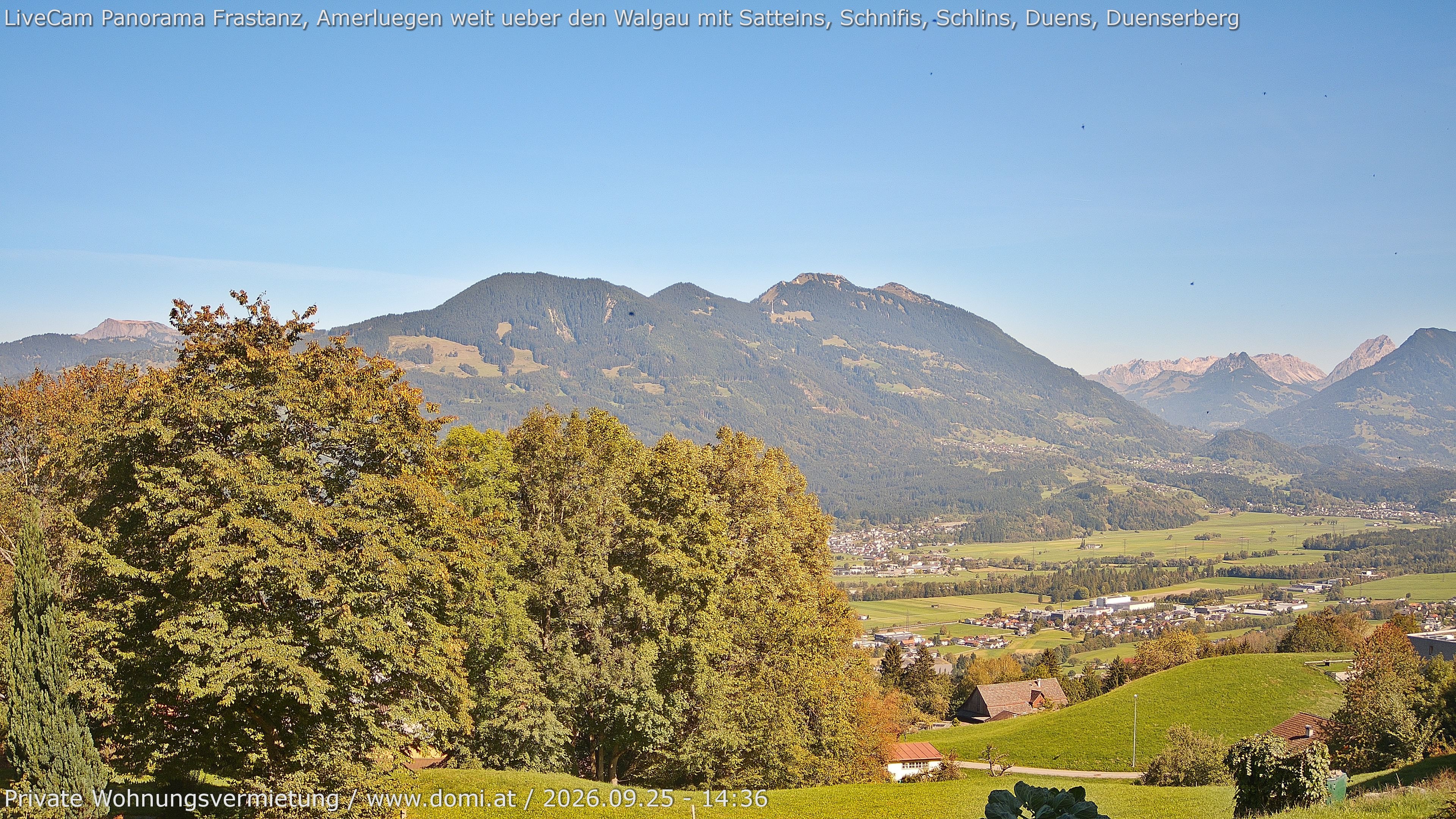 Archived image Webcam View of Frastanz in Vorarlberg (Austria)