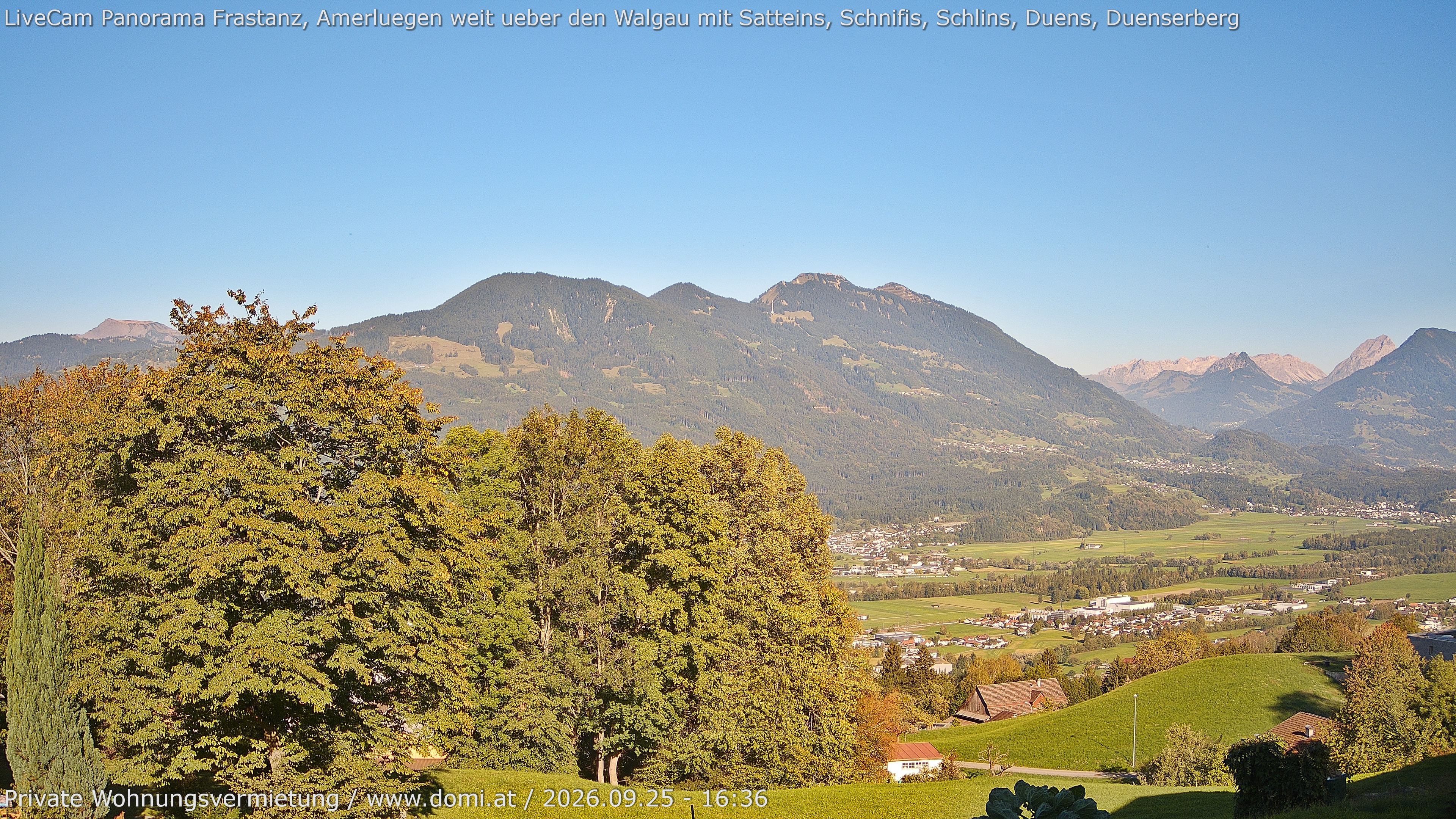 Archived image Webcam View of Frastanz in Vorarlberg (Austria)