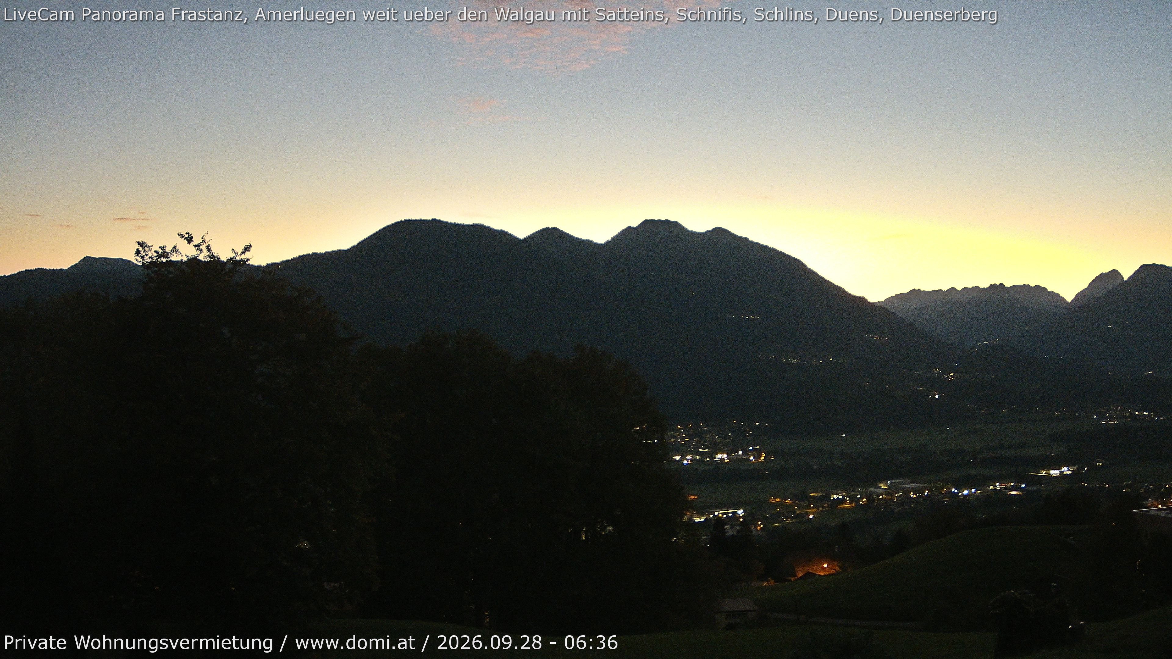 Archived image Webcam View of Frastanz in Vorarlberg (Austria)