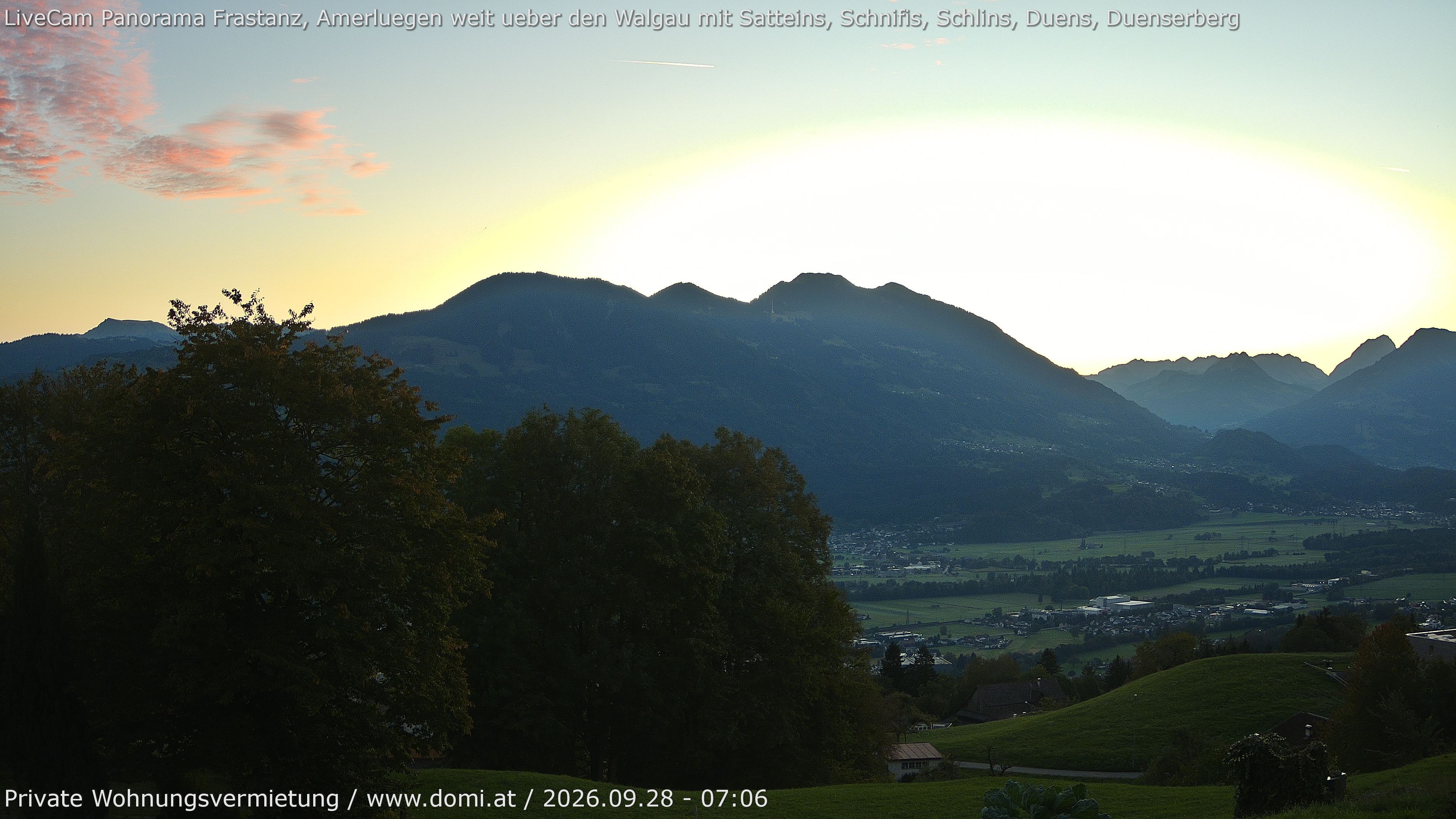 Archived image Webcam View of Frastanz in Vorarlberg (Austria)