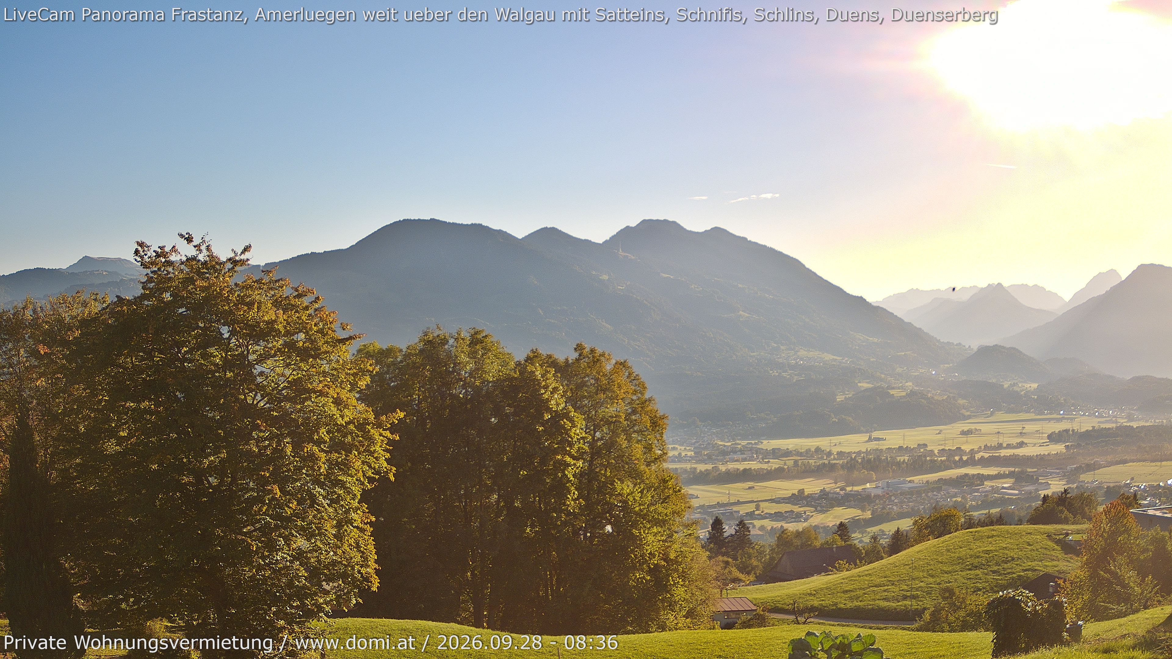 Archived image Webcam View of Frastanz in Vorarlberg (Austria)