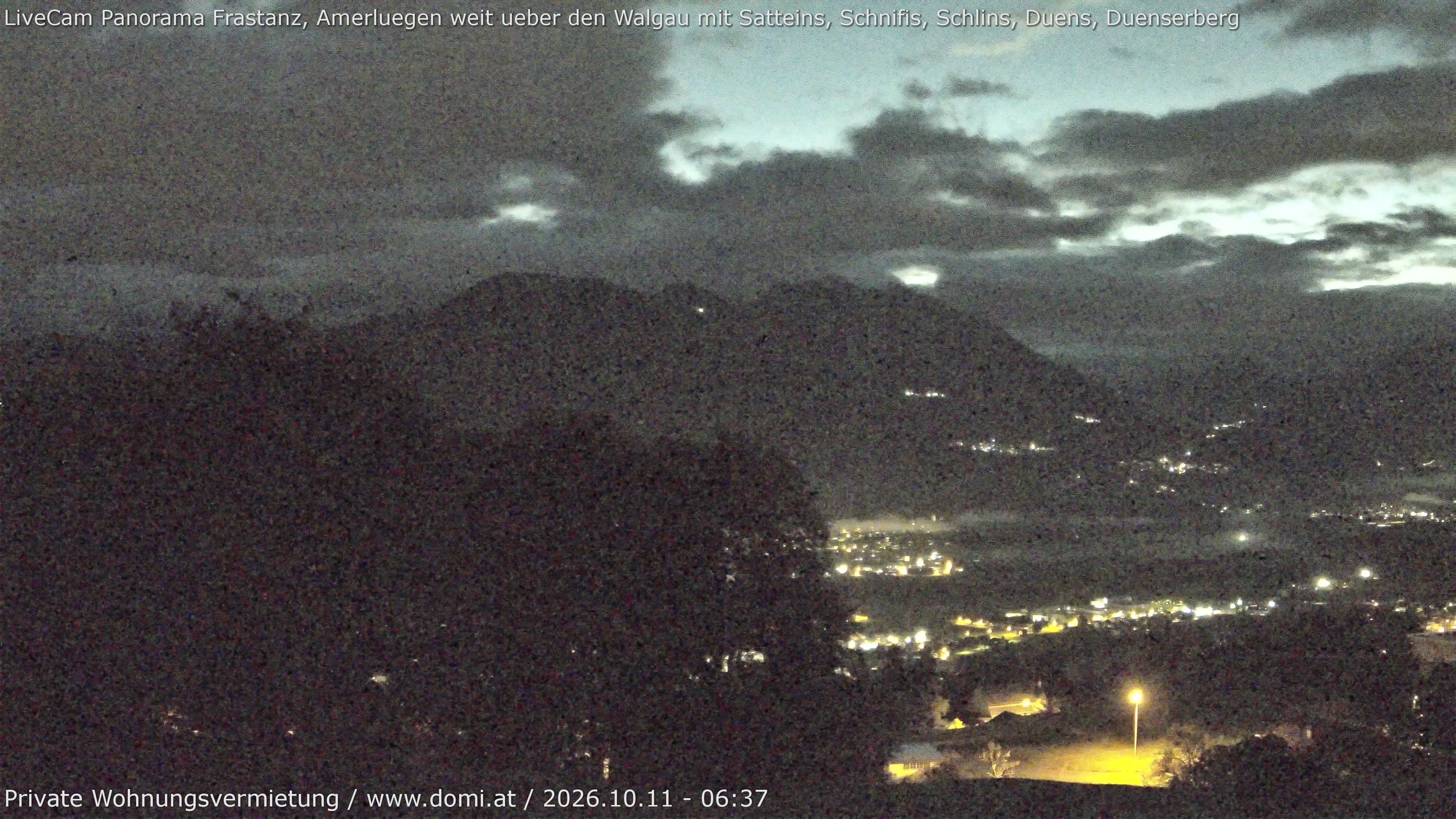 Archiv Foto Webcam Ausblick von Amerlügen bei Frastanz