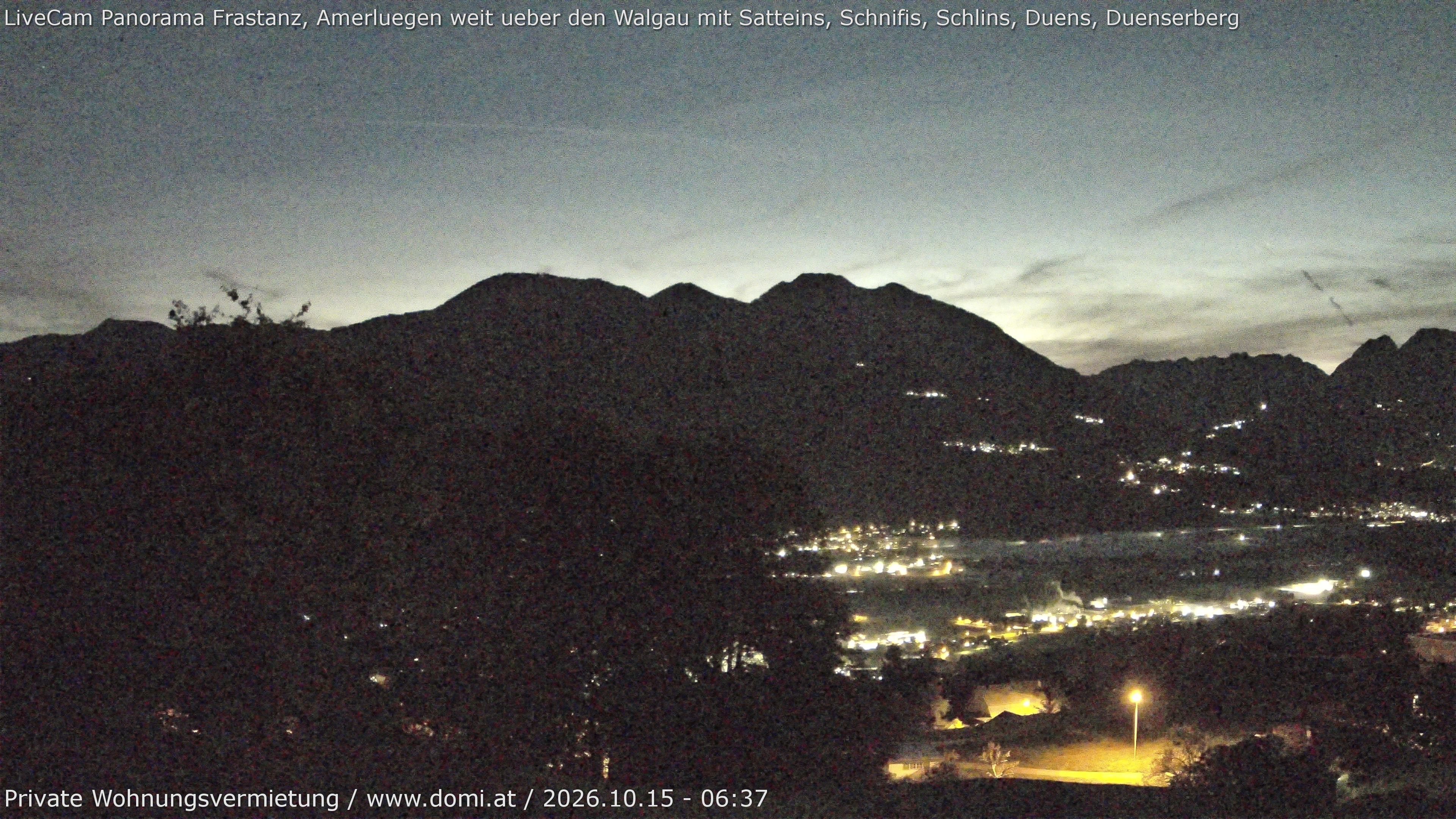 Archiv Foto Webcam Ausblick von Amerlügen bei Frastanz