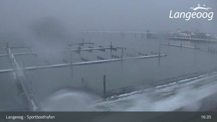 Archiv Foto Webcam Hafen Langeoog