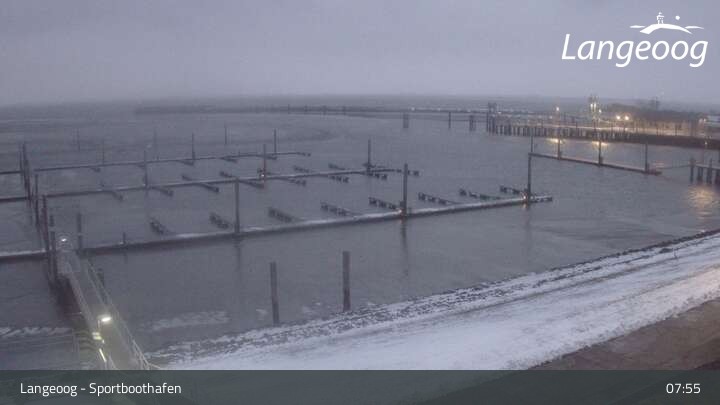 Archiv Foto Webcam Hafen Langeoog