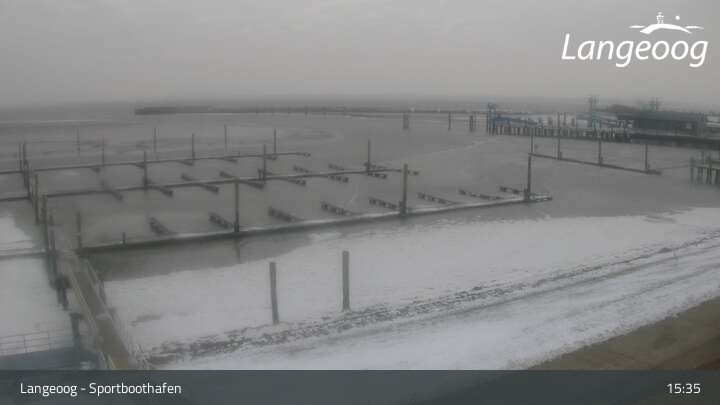 Archiv Foto Webcam Hafen Langeoog