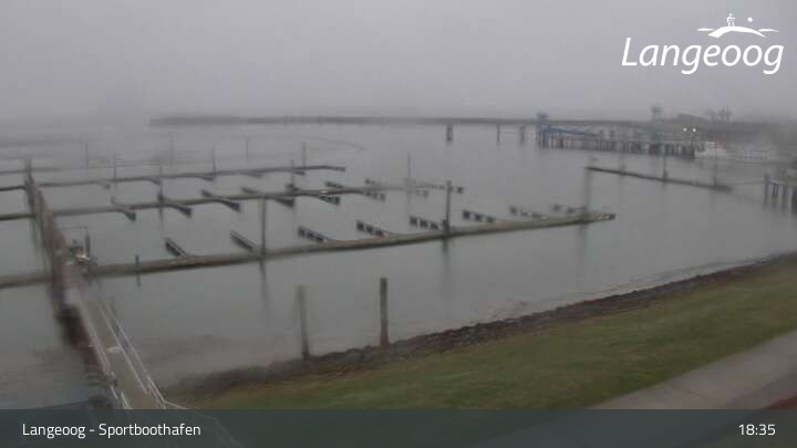 Archiv Foto Webcam Hafen Langeoog